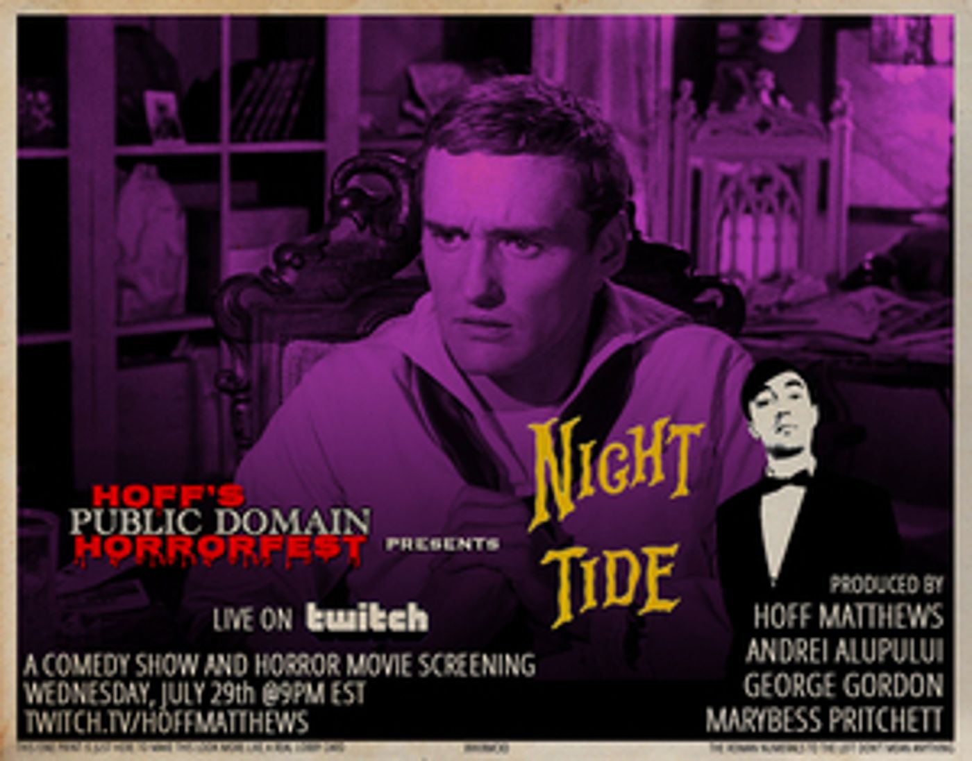 HOFF'S PUBLIC DOMAIN HORRORFEST Returns This Week With NIGHT TIDE HOFF'S PUBLIC DOMAIN HORRORFEST Returns This Week With NIGHT TIDE Image