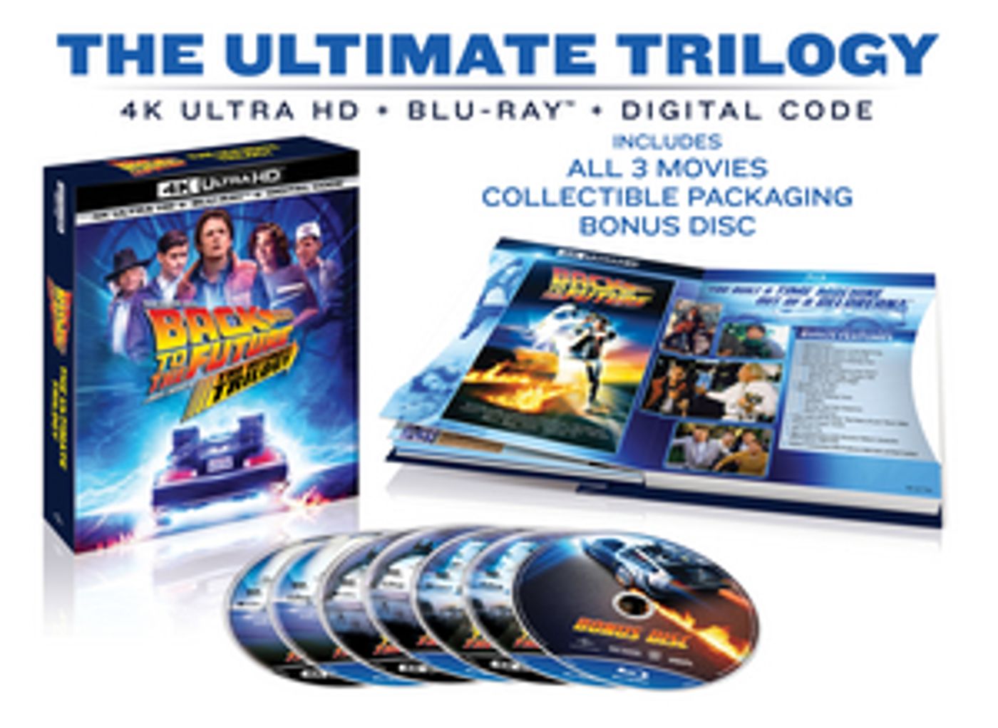 BACK TO THE FUTURE: THE ULTIMATE TRILOGY Heads To 4K Ultra HD, Blu-ray and DVD  Image