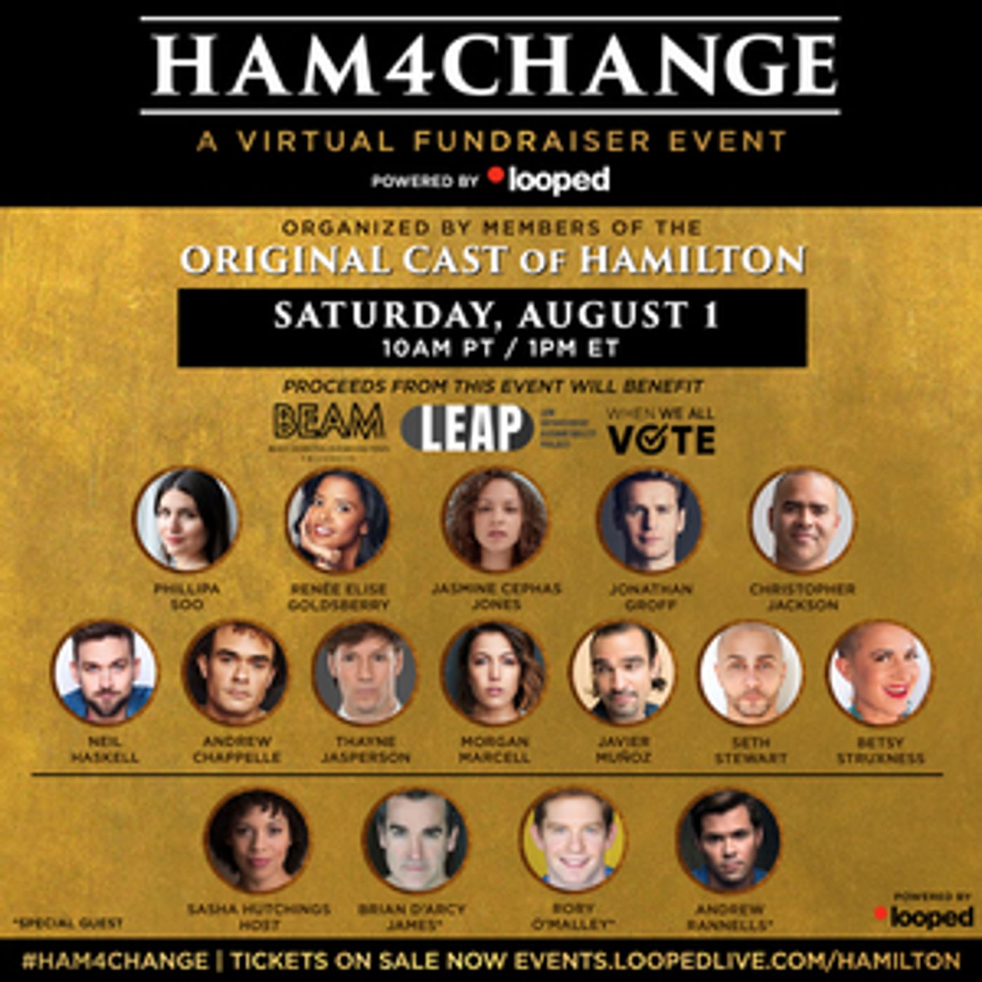 Renée Elise Goldsberry, Jonathan Groff, Christopher Jackson, Phillipa Soo and More To Take Part in HAM4CHANGE  Image