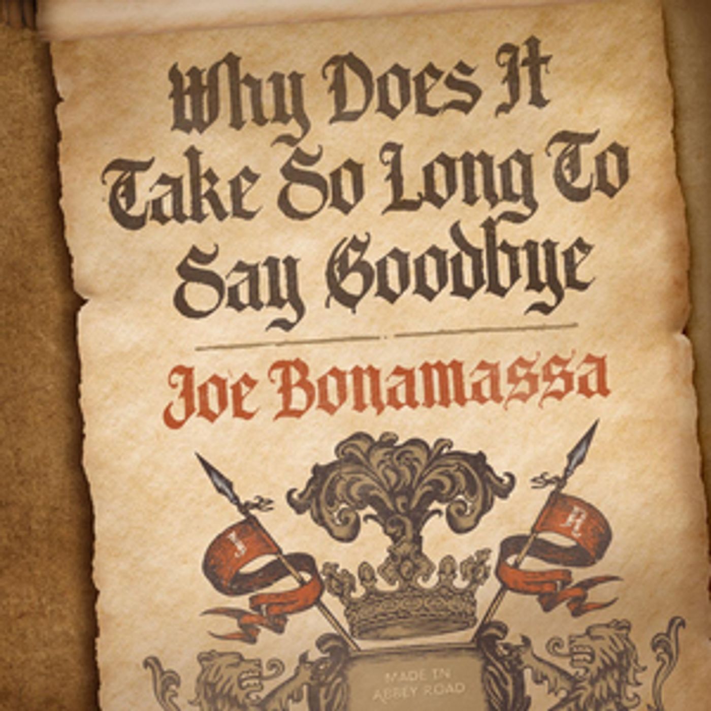 Joe Bonamassa Shares New Track From Abbey Road Recordings 'Why Does It Take So Long To Say Goodbye'  Image