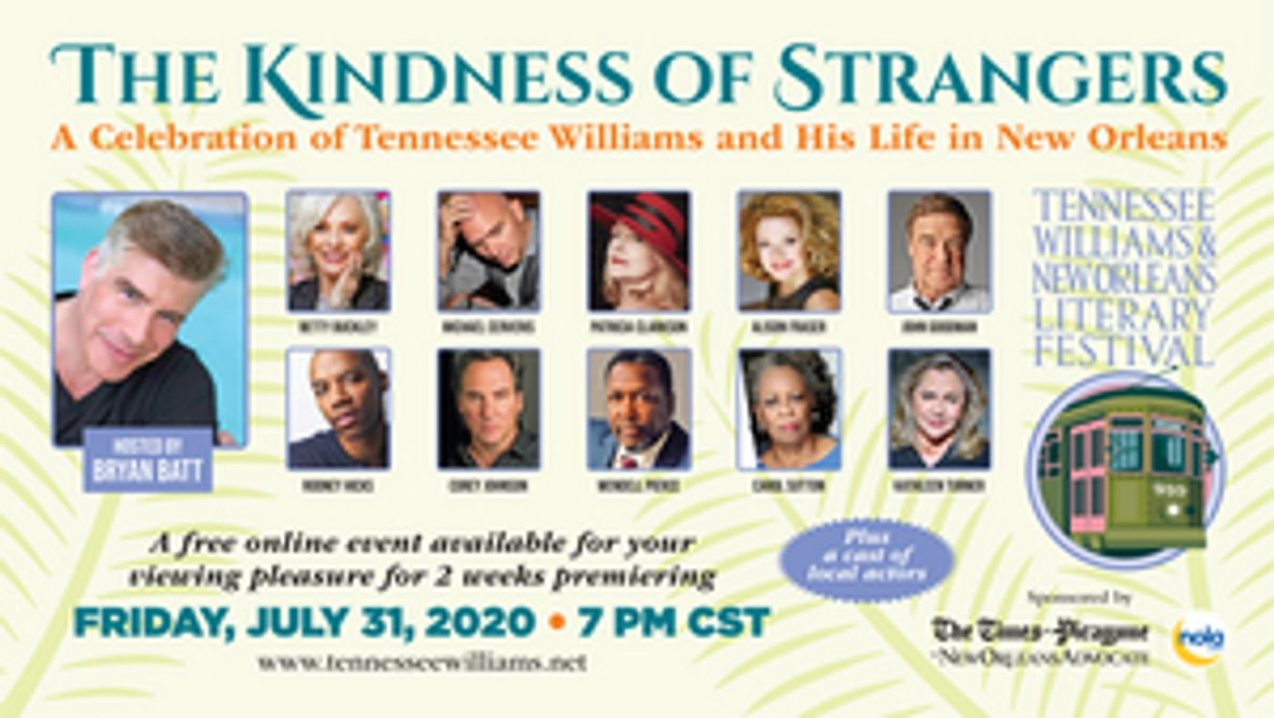 Betty Buckley, Michael Cerveris, Kathleen Turner and More to Take Part in THE KINDNESS OF STRANGERS Celebration  Image