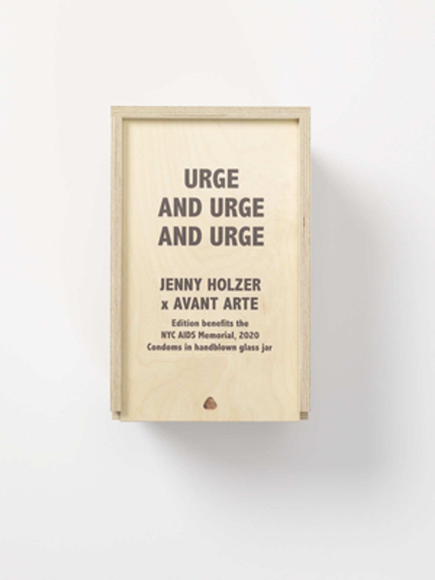 Jenny Holzer Launches URGE AND URGE AND URGE in Collaboration with the New York City AIDS Memorial  Image