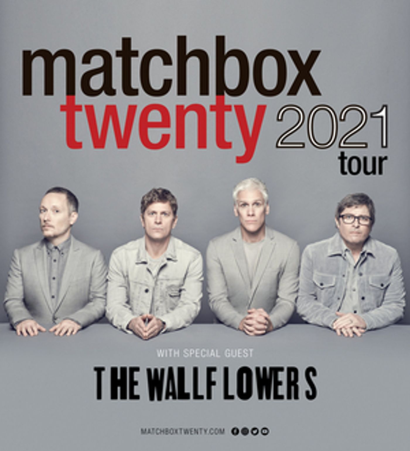 Matchbox Twenty Announces The Wallflowers to Join 2021 Tour  Image