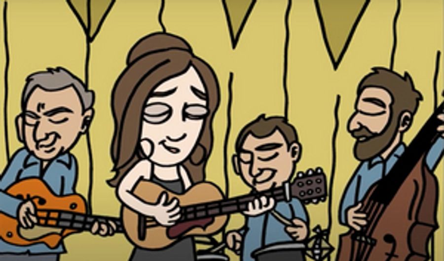 Karen Jonas Teams Up with Matt Rasch on an Animated Video for 'Pink Leather Boots'  Image