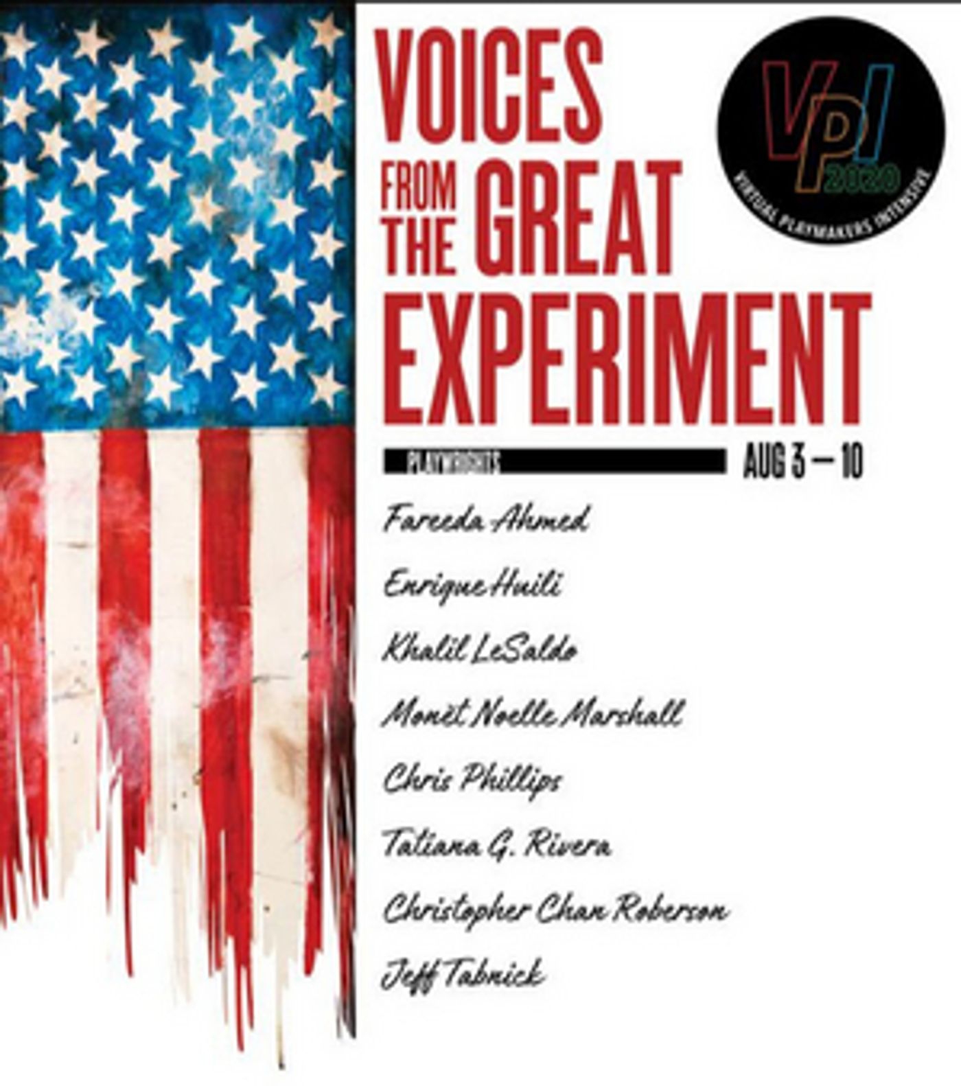 Theater Breaking Through Barriers Presents The 2nd Virtual Playmakers' Intensive: VOICES FROM THE GREAT EXPERIMENT  Image