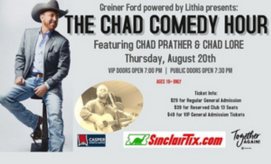 The Casper Events Center Presents THE CHAD COMEDY HOUR  Image