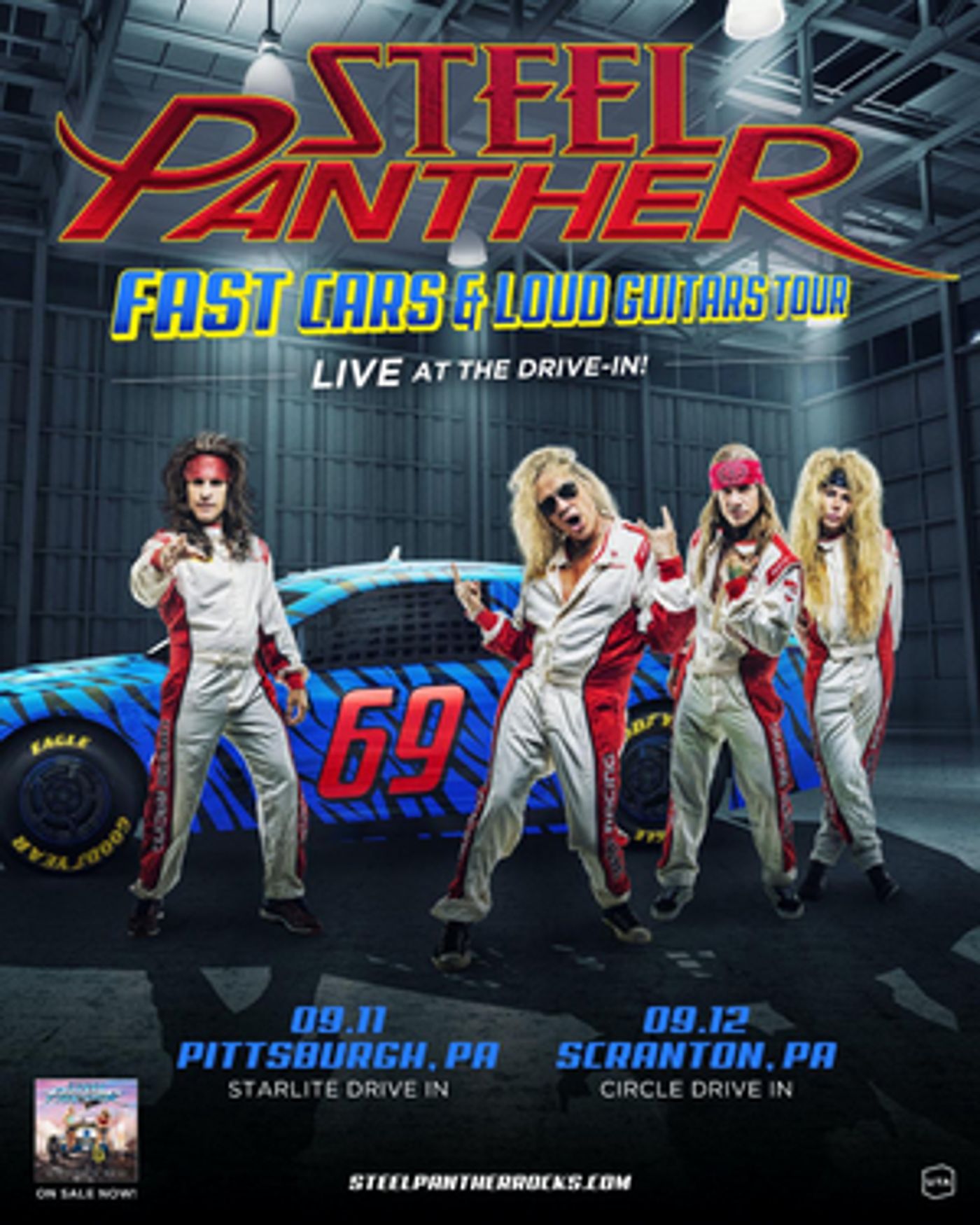 Steel Panther Announce 2 Drive-In Shows Steel Panther Announce 2 Drive-In Shows Image