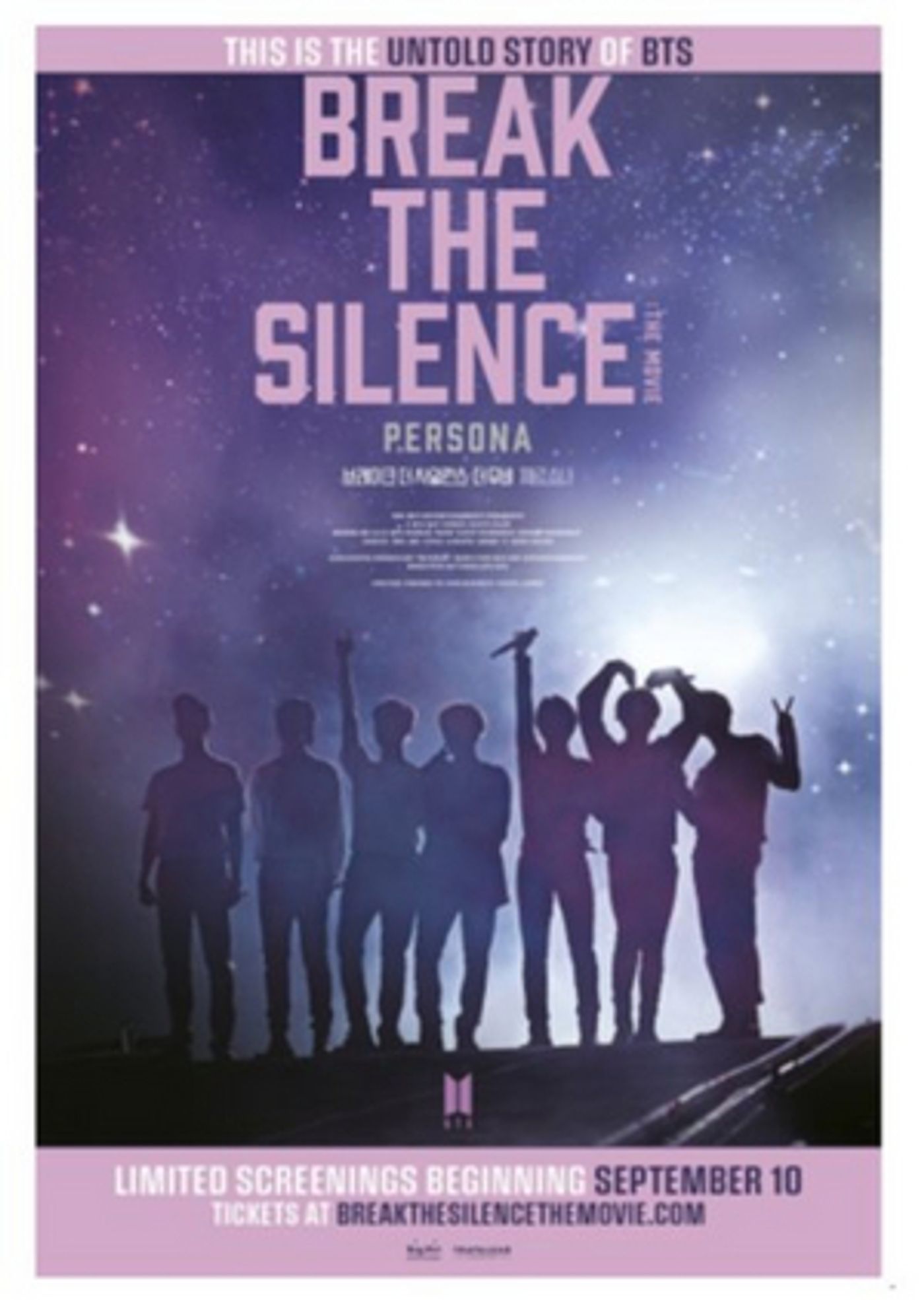 BTS' BREAK THE SILENCE: THE MOVIE is Coming to U.S. Theaters  Image