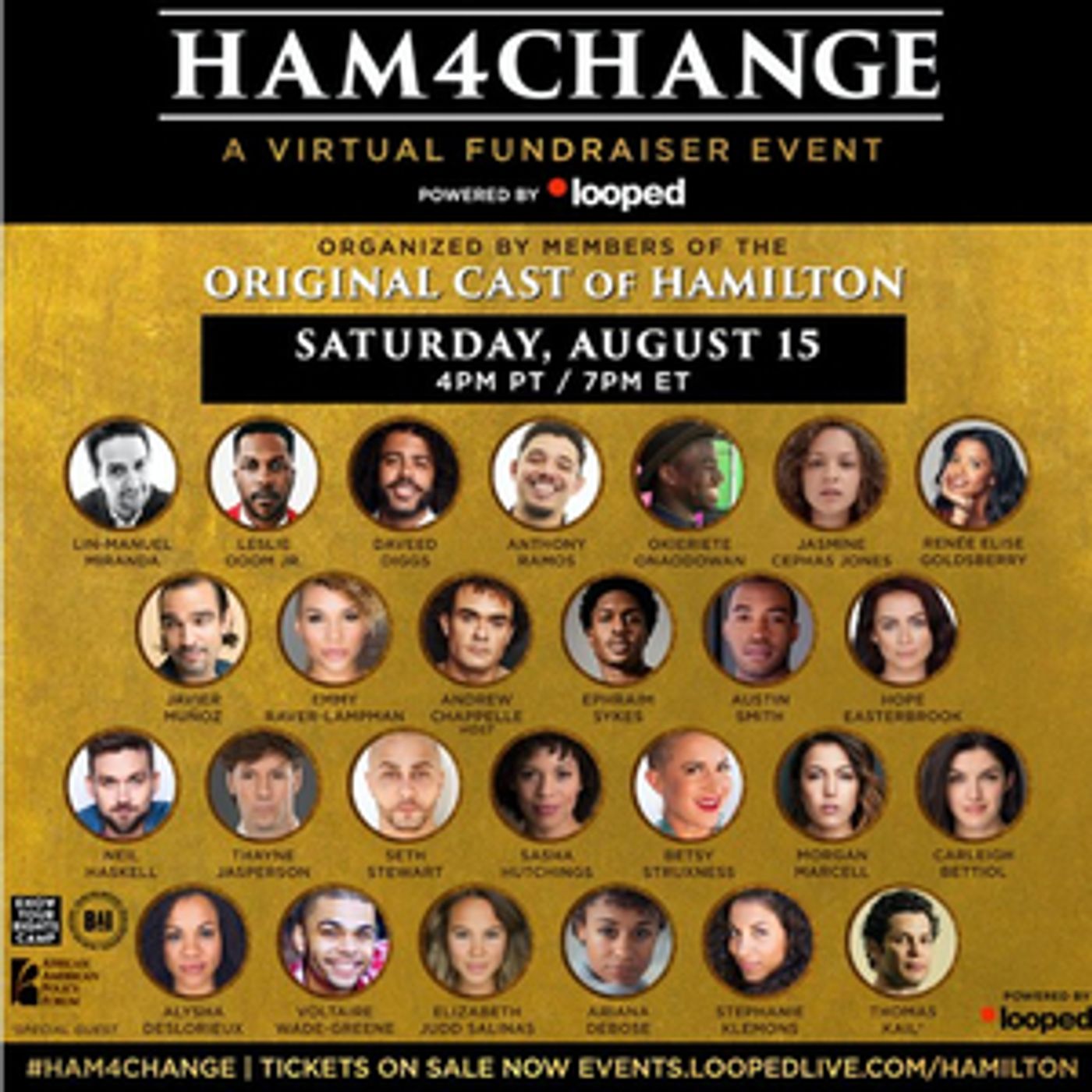 Lin-Manuel Miranda, Leslie Odom Jr., Renée Elise Goldsberry and More to Take Part in Upcoming HAM4CHANGE Fundraiser Lin-Manuel Miranda, Leslie Odom Jr., Renée Elise Goldsberry and More to Take Part in Upcoming HAM4CHANGE Fundraiser Image