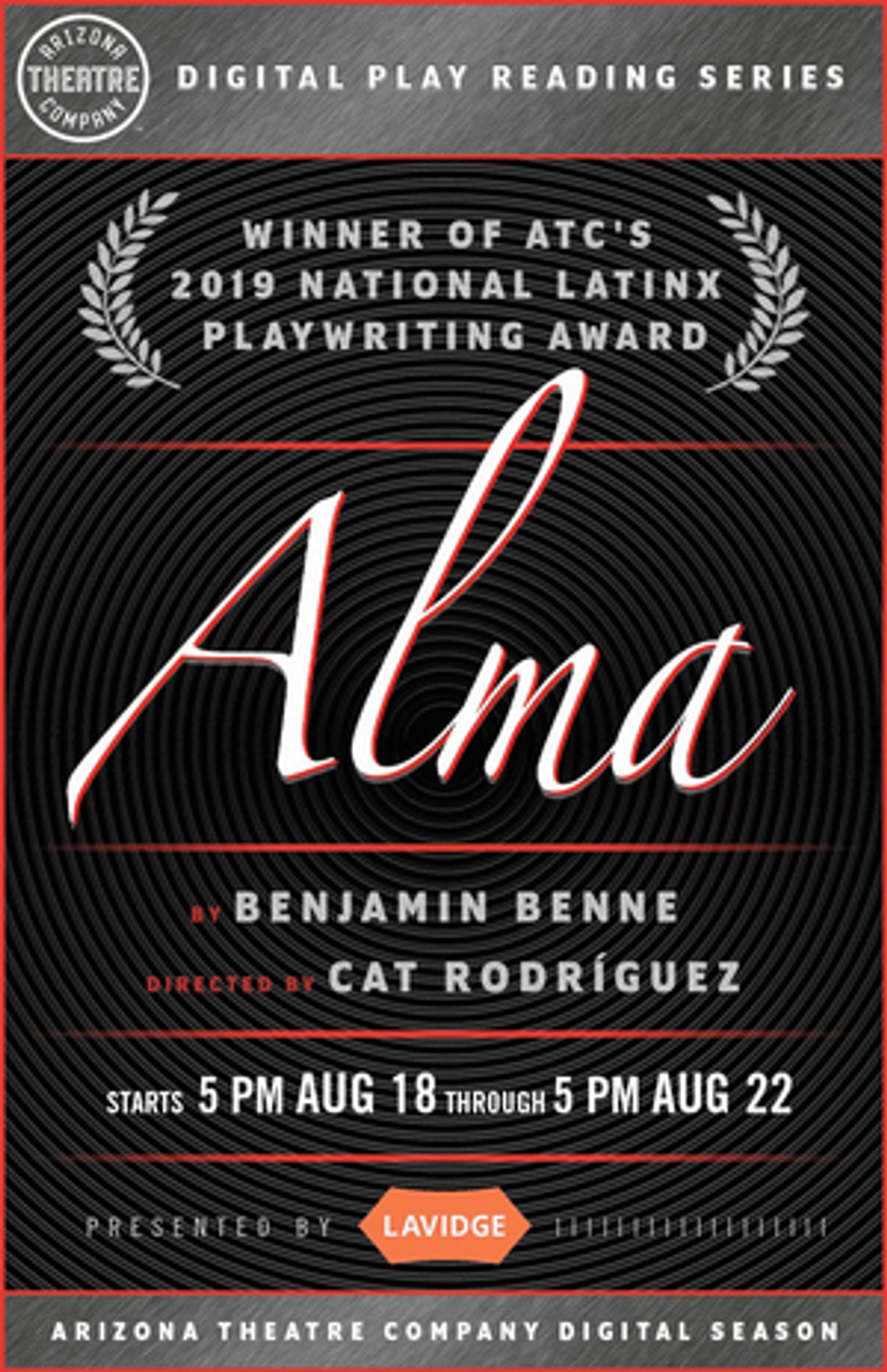 Arizona Theatre Company Launches Digital Lineup With ALMA by Benjamin Benne  Image