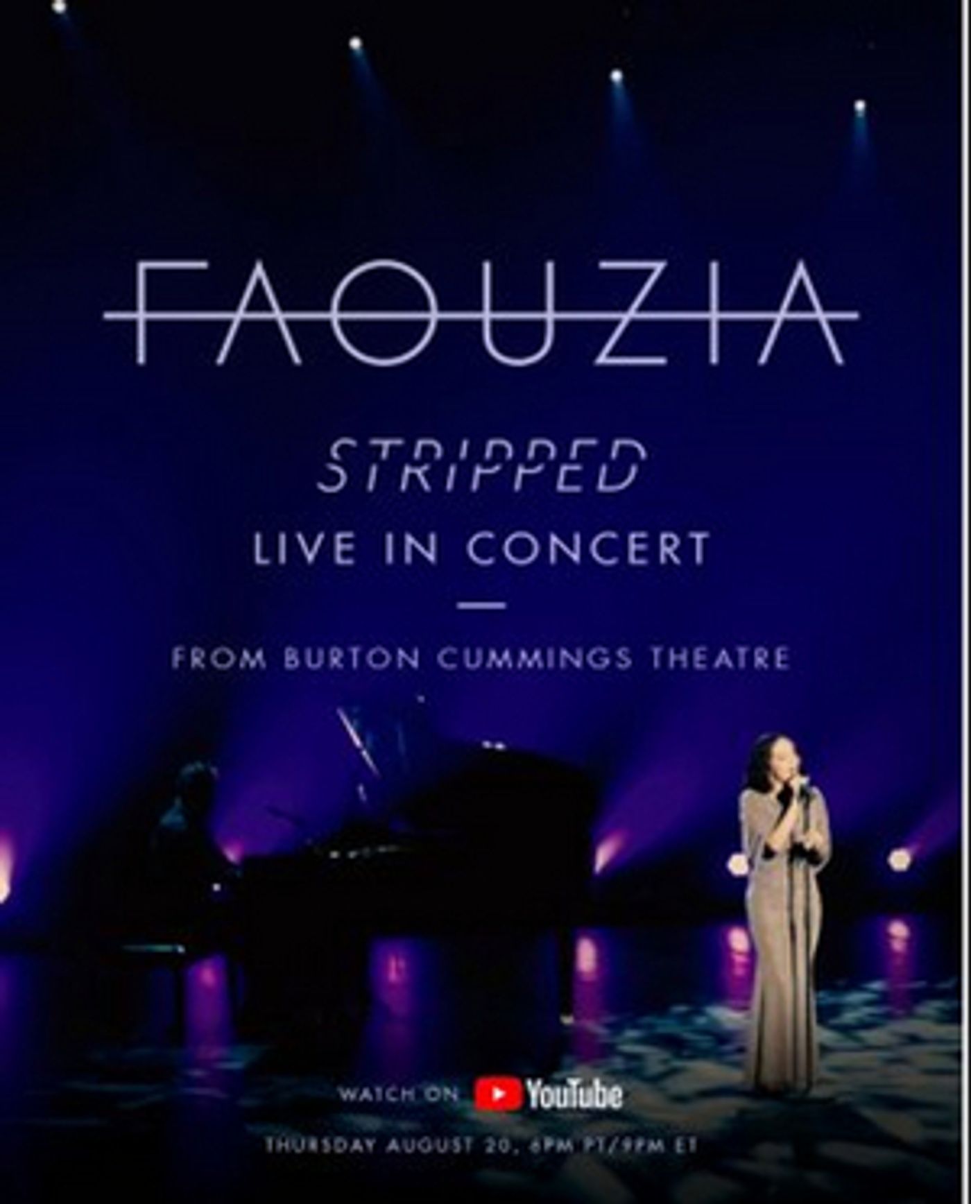 Faouzia Set for Live Concert Stream August 20th  Image