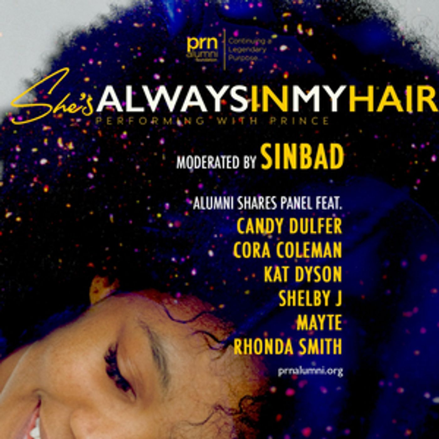 PRN Alumni Foundation Presents A Panel, 'She's Always In My Hair' Hosted By Sinbad August 22  Image