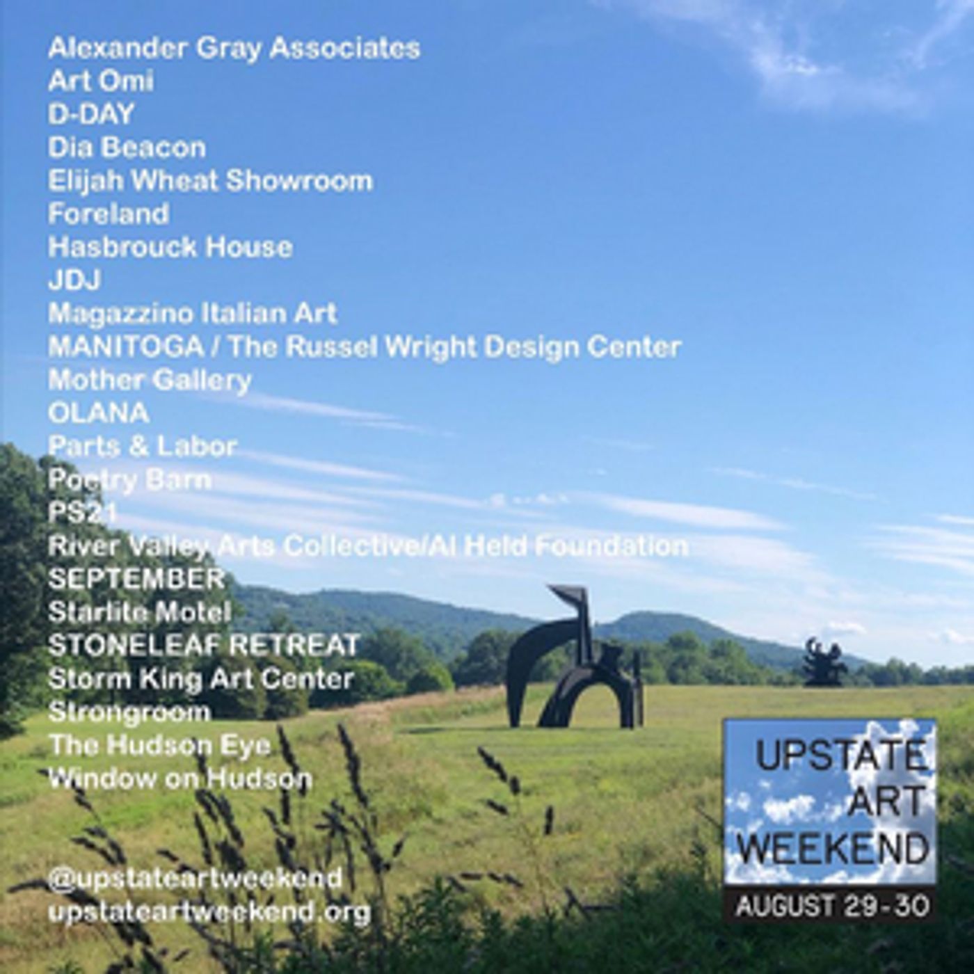 Exhibitions in UPSTATE ART WEEKEND to Be Previewed in a Zoom Conversation Exhibitions in UPSTATE ART WEEKEND to Be Previewed in a Zoom Conversation Image