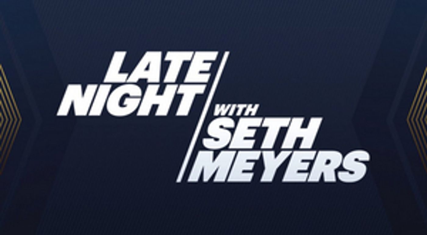 LATE NIGHT WITH SETH MEYERS Returns to the Studio Next Week  Image