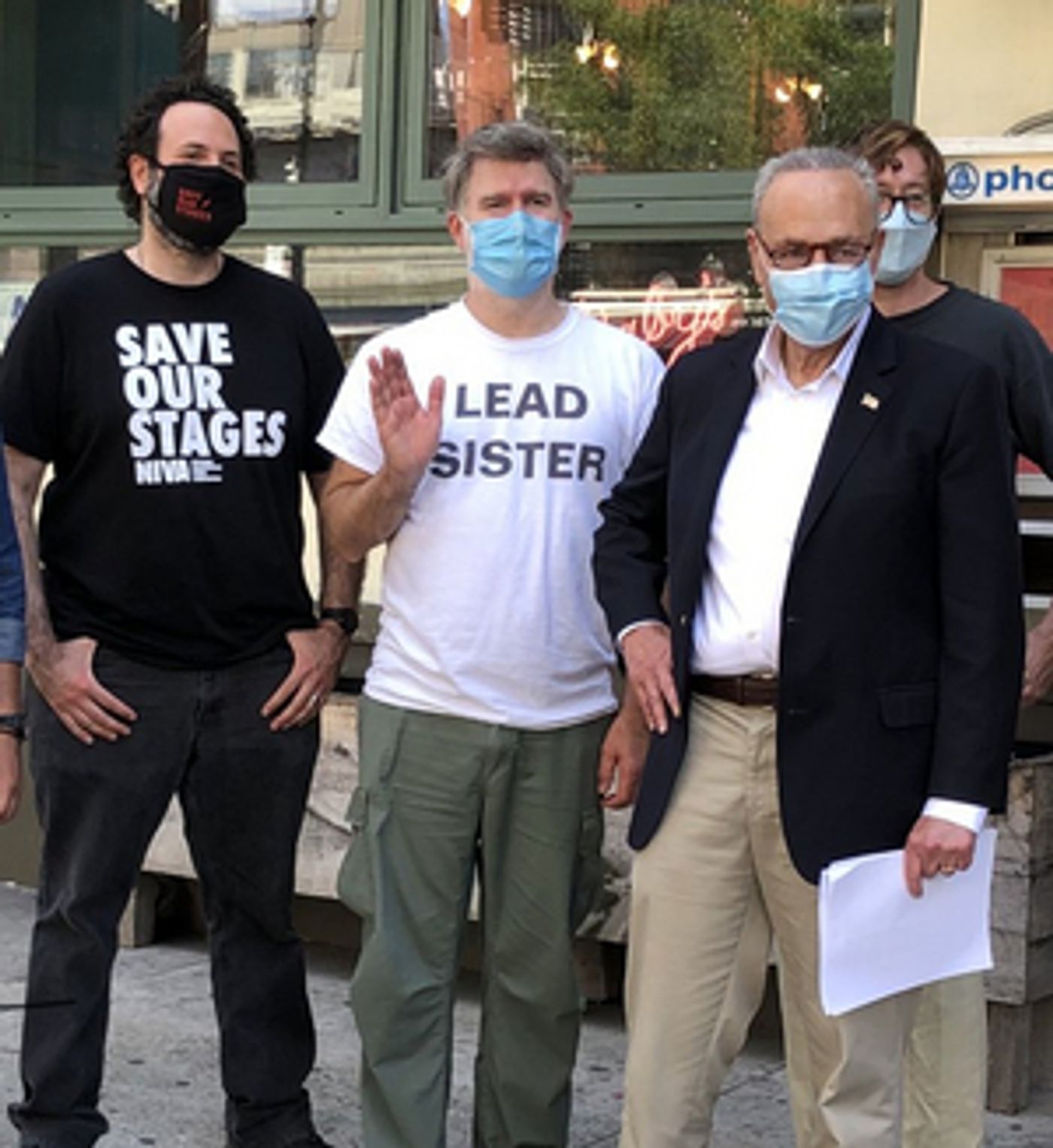 Senator Chuck Schumer Co-Sponsors Save Our Stages Act  Image