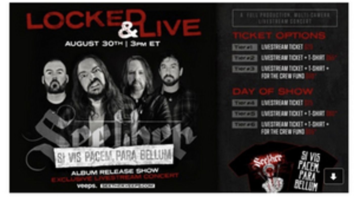 SEETHER Announces Worldwide Livestream Concert Event August 30 SEETHER Announces Worldwide Livestream Concert Event August 30 Image