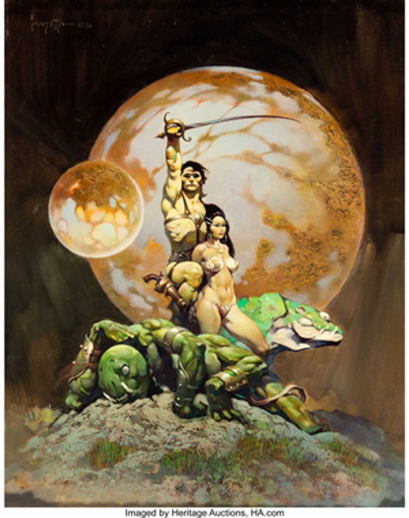 Frank Frazetta's 1970 'The Princess of Mars' Comes to Market Frank Frazetta's 1970 'The Princess of Mars' Comes to Market Image