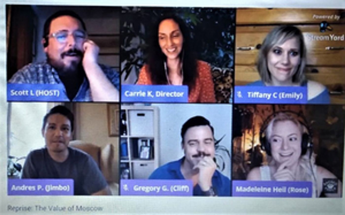 Review: Sacred Fools Continues REPRISE Streaming Series With THE VALUE OF MOSCOW Review: Sacred Fools Continues REPRISE Streaming Series With THE VALUE OF MOSCOW Image