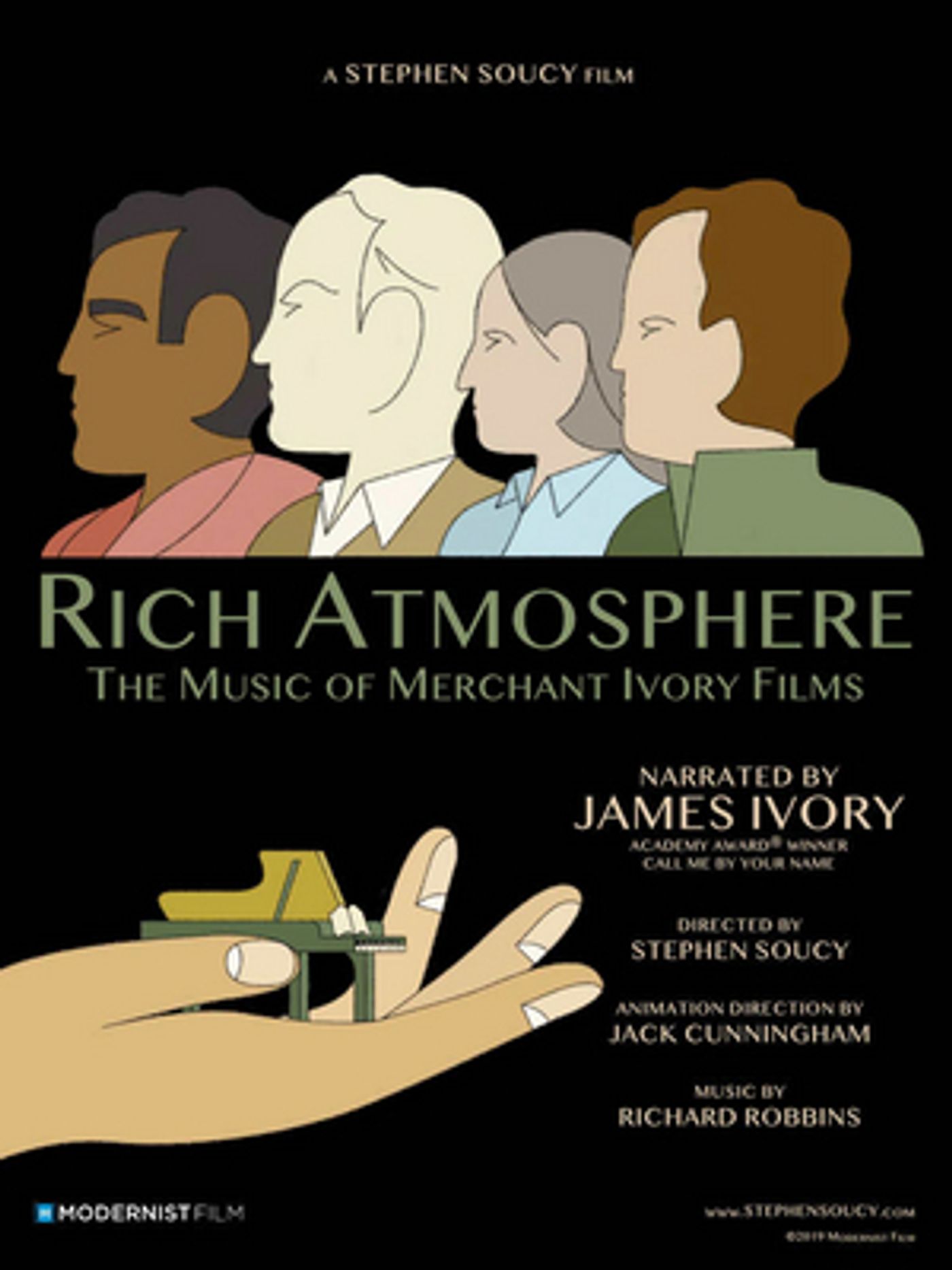 RICH ATMOSPHERE: THE MUSIC OF MERCHANT IVORY FILMS to Debut at OutFest 2020's Digital Los Angeles LGBT Film Festival  Image
