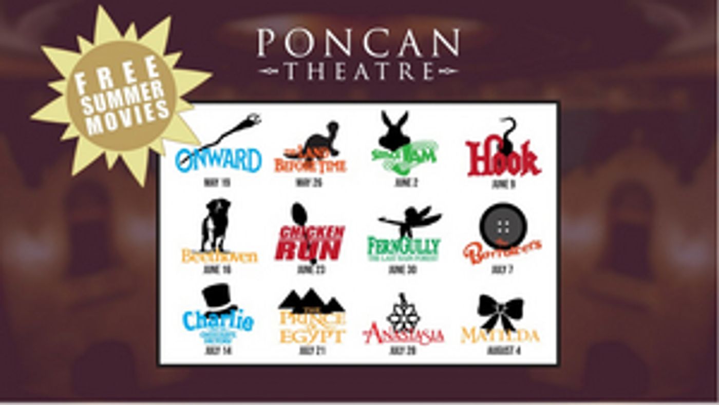 Poncan Theatre Continues to Offer Free Summer Movies Poncan Theatre Continues to Offer Free Summer Movies Image