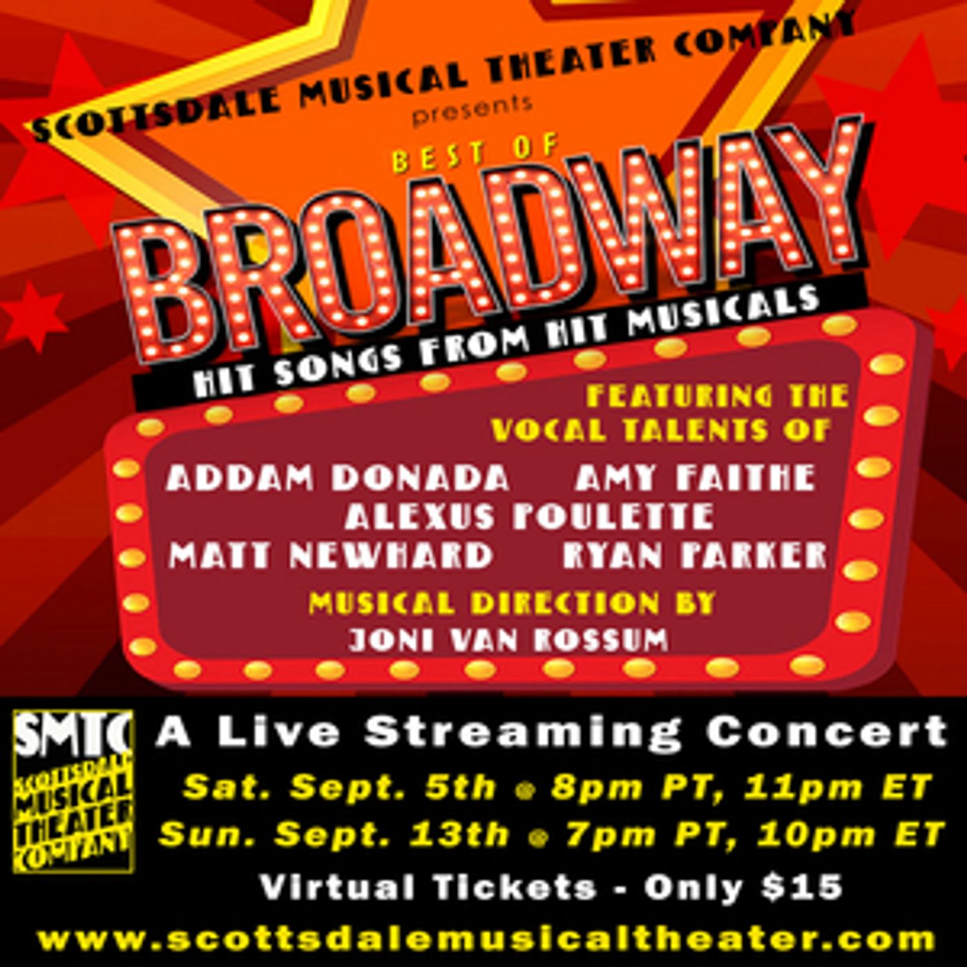 Scottsdale Musical Theater Presents Live Streamed Concert Scottsdale Musical Theater Presents Live Streamed Concert Image
