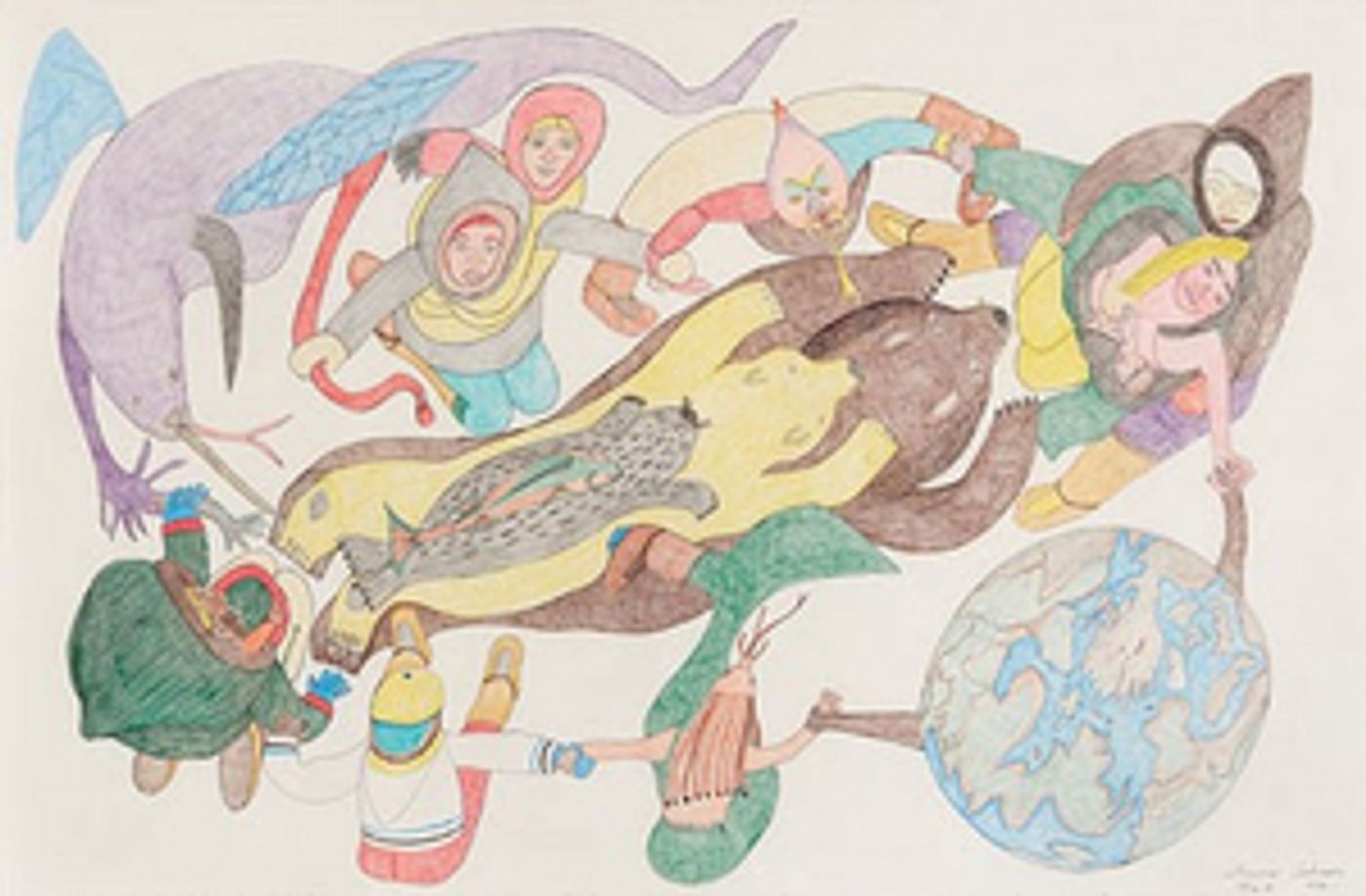 This is the Final Week to View 'Shuvinai Ashoona: Mapping Worlds and Lineages and landbases' This is the Final Week to View 'Shuvinai Ashoona: Mapping Worlds and Lineages and landbases' Image