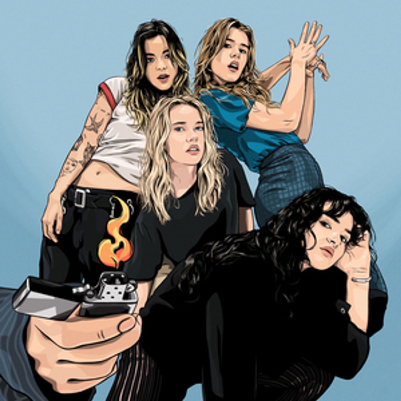 The Aces Tap Fickle Friends For 'Kelly' Remix  Image