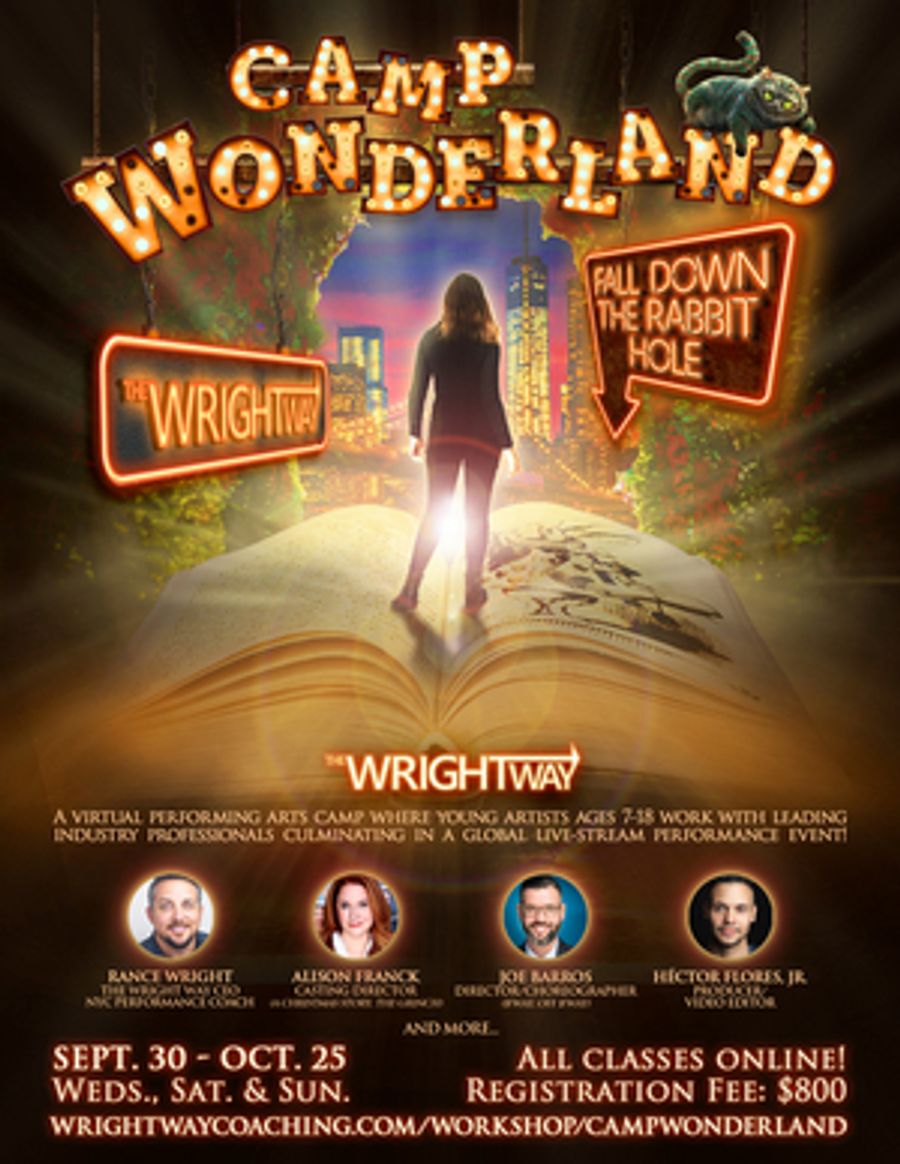 The Wright Way Coaching Announces Camp Wonderland - A Kids Broadway Fall Intensive Image
