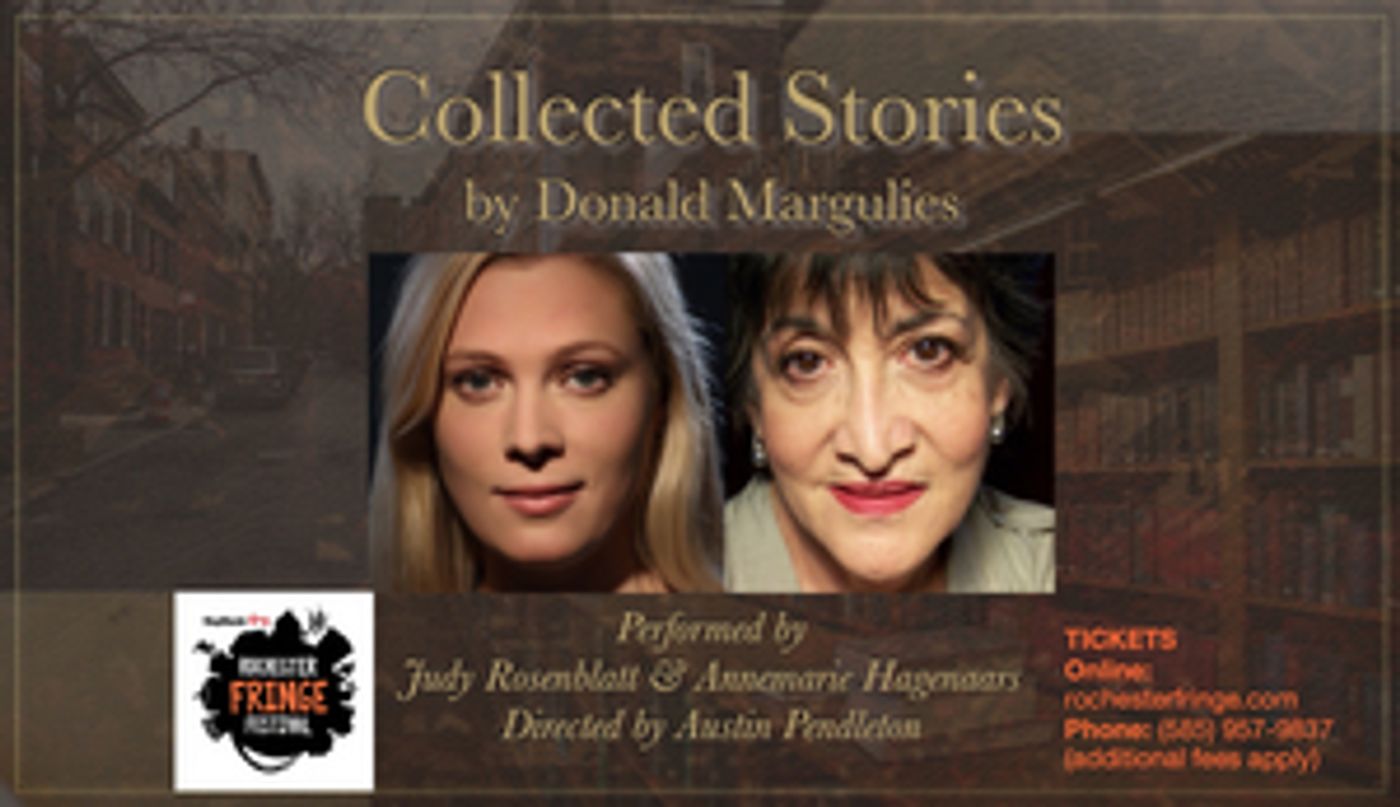 Austin Pendleton Directs COLLECTED STORIES Starring Judy Rosenblatt and Annemarie Hagenaars  Image