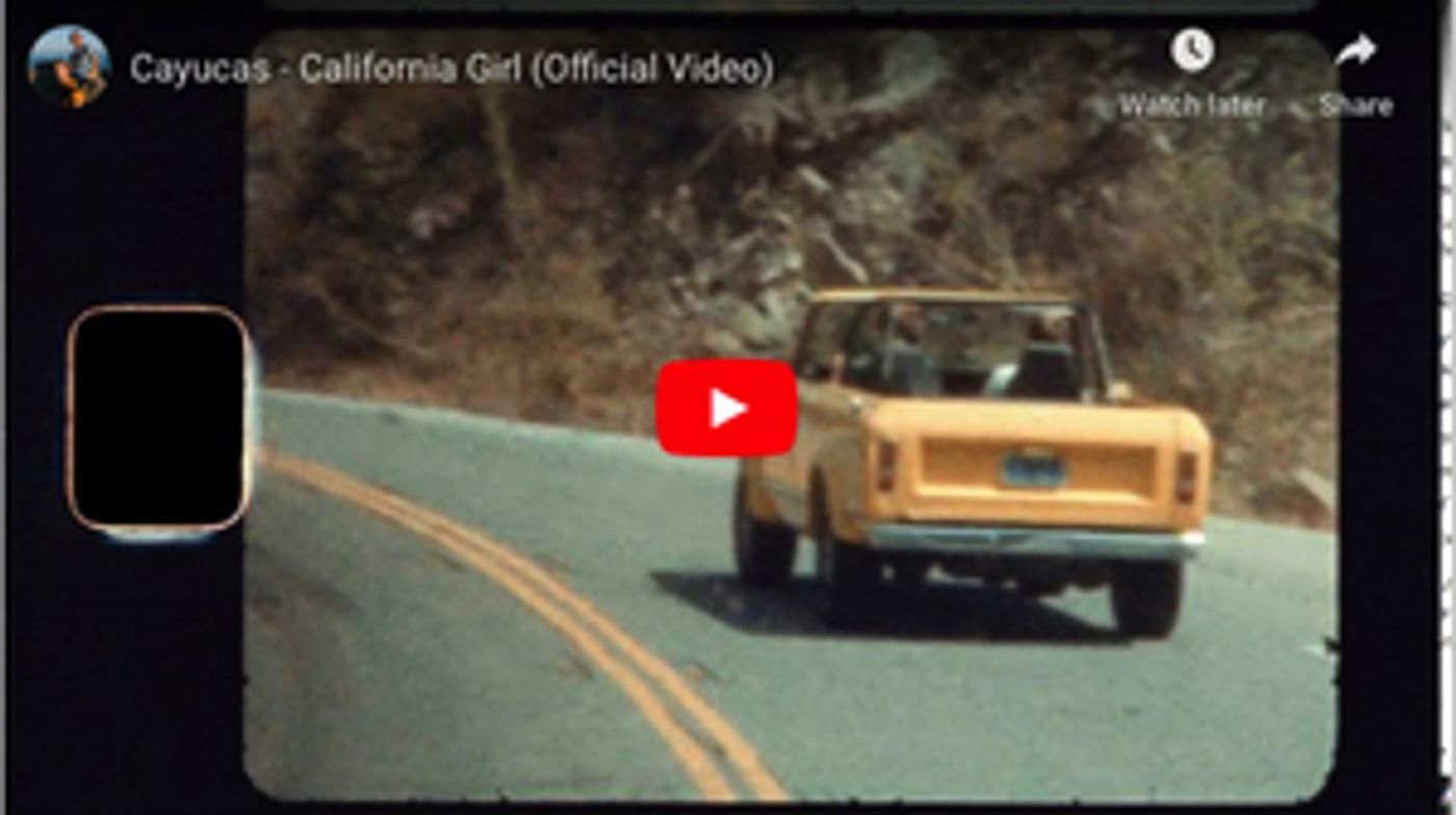 Cayucas Debut 'California Girl' Video Cayucas Debut 'California Girl' Video Image