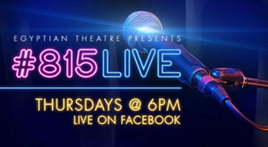 Egyptian Theatre Launches #815Live Concert Series Online Image