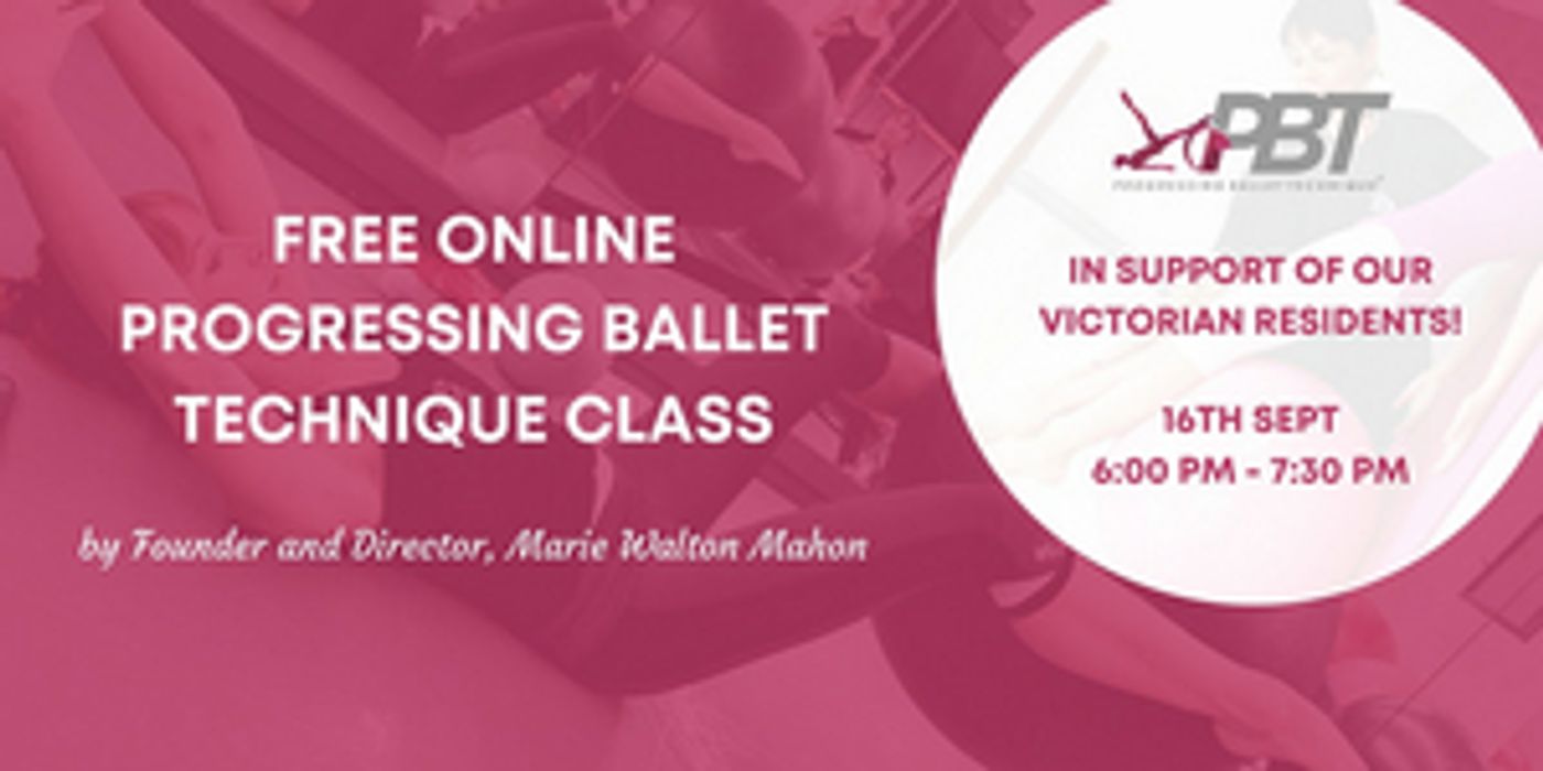 Marie Walton-Mahon Will Host a Free Online Progressing Ballet Technique Class Marie Walton-Mahon Will Host a Free Online Progressing Ballet Technique Class Image