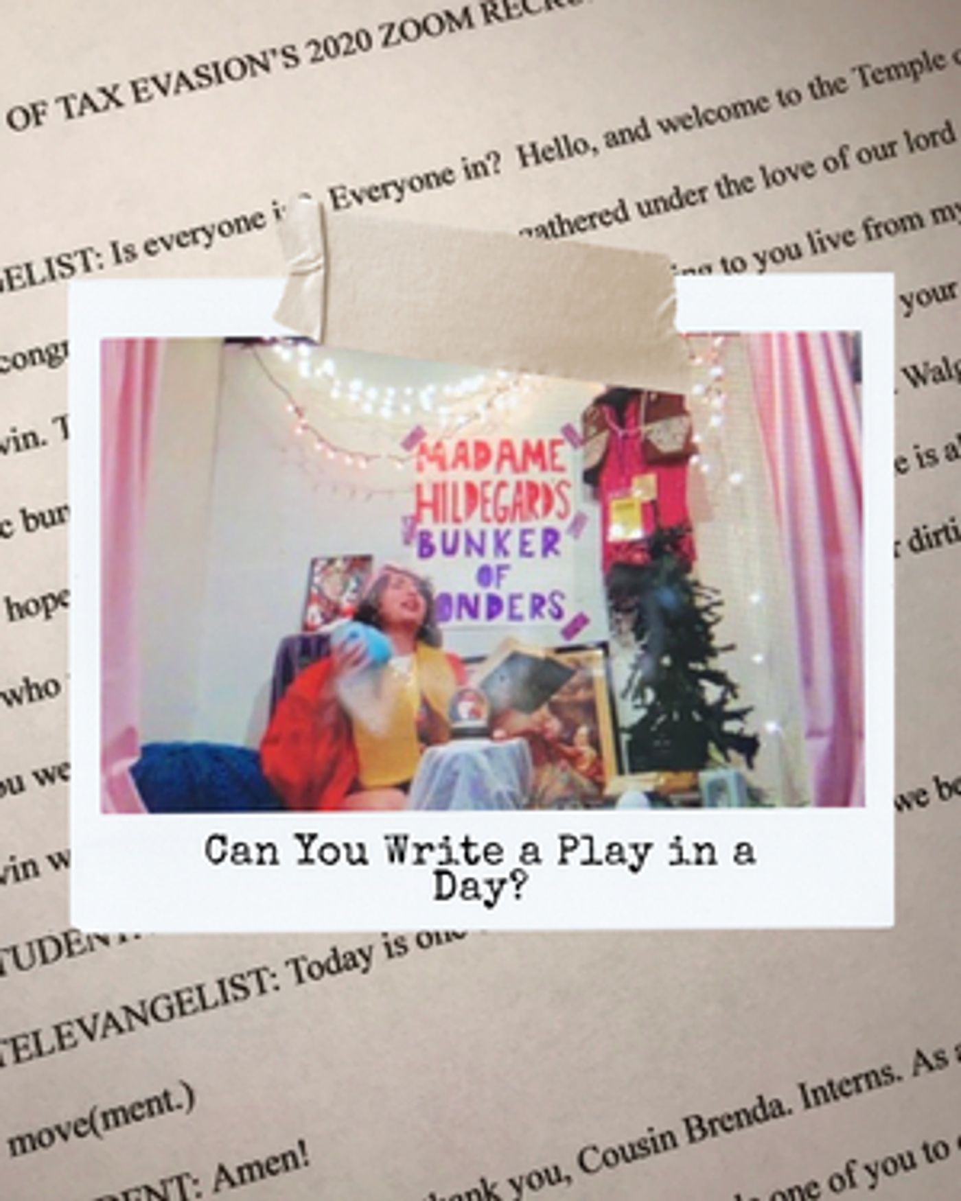 BWW Blog: Can You Write a Play in a Day? BWW Blog: Can You Write a Play in a Day? Image
