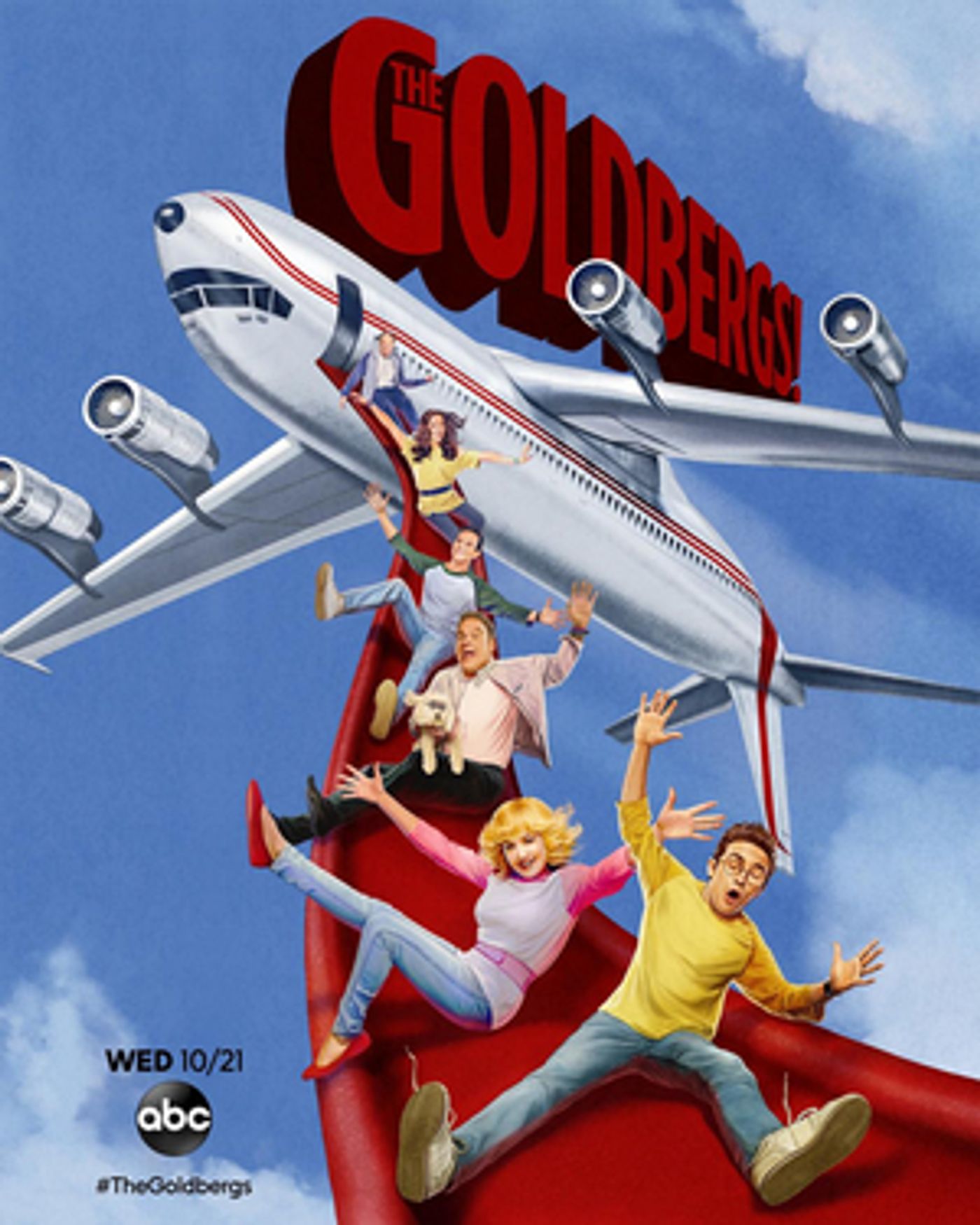 THE GOLDBERGS Takes Off With New AIRPLANE! Inspired Key Art  Image