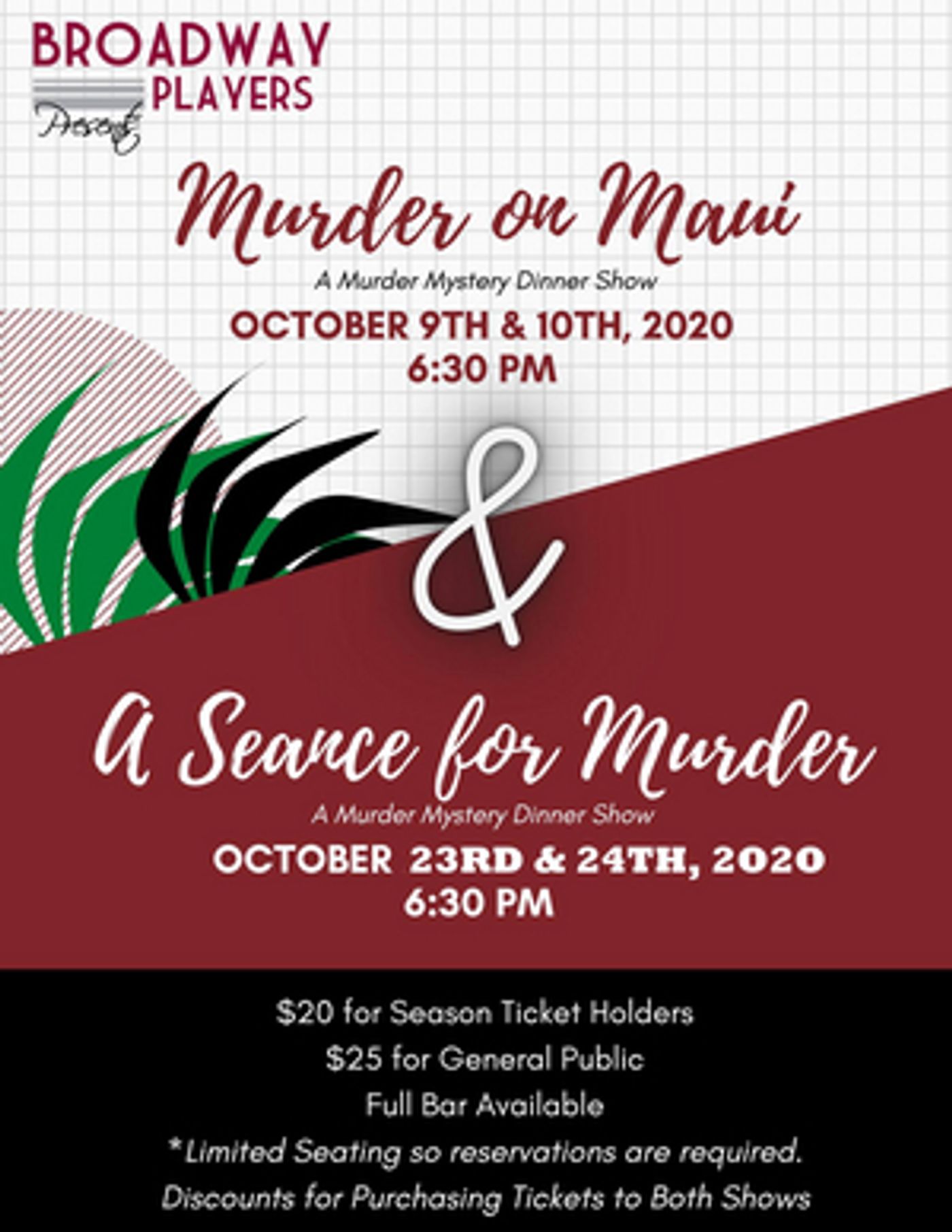 The Princeton Theatre and Community Center Announces Murder Mystery Nights The Princeton Theatre and Community Center Announces Murder Mystery Nights Image