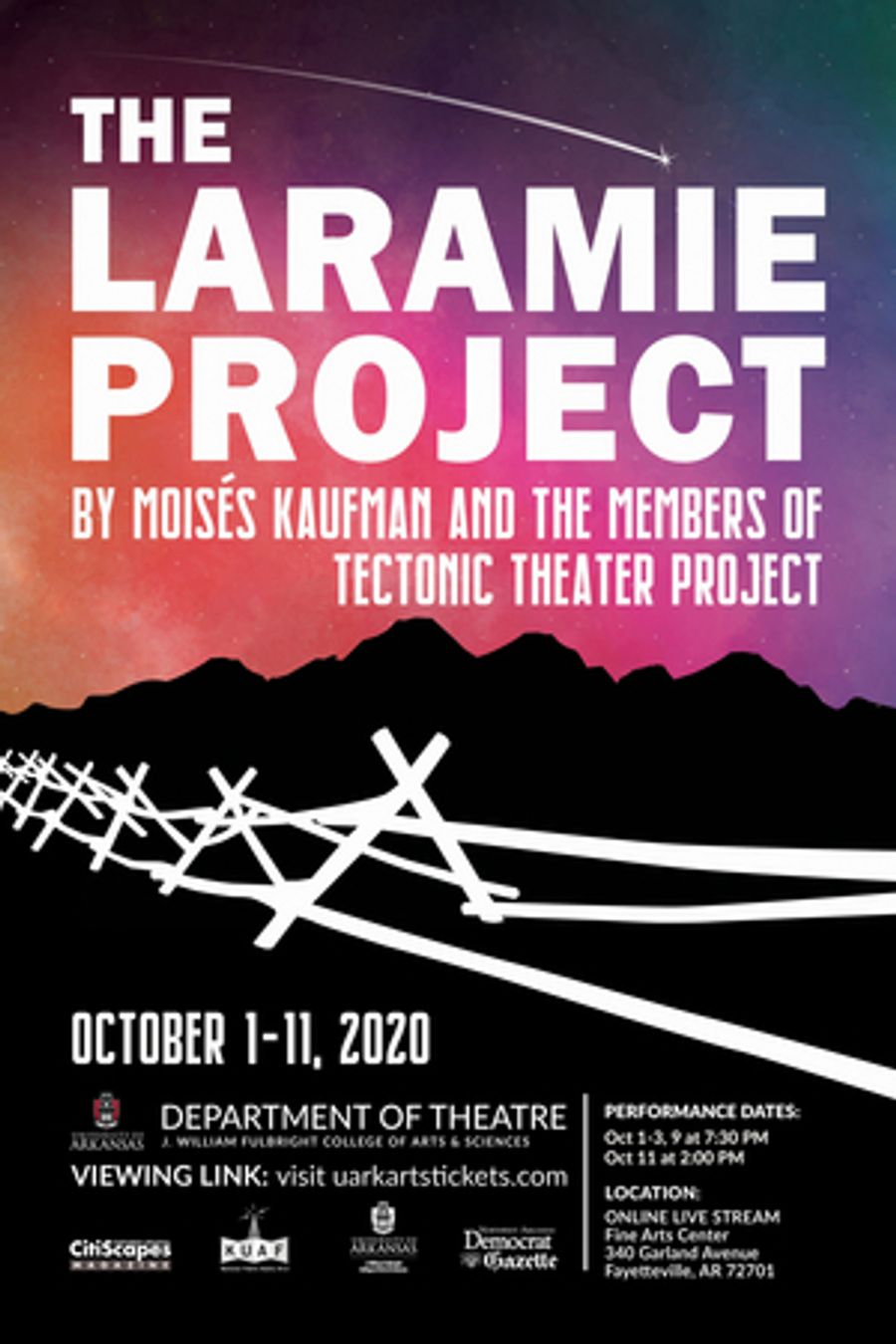 University of Arkansas Presents Virtual Production of THE LARAMIE PROJECT Image