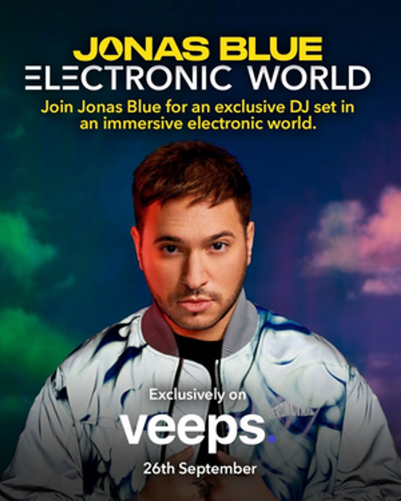 Jonas Blue Announces 'Electronic World' Livestream With Veeps  Image