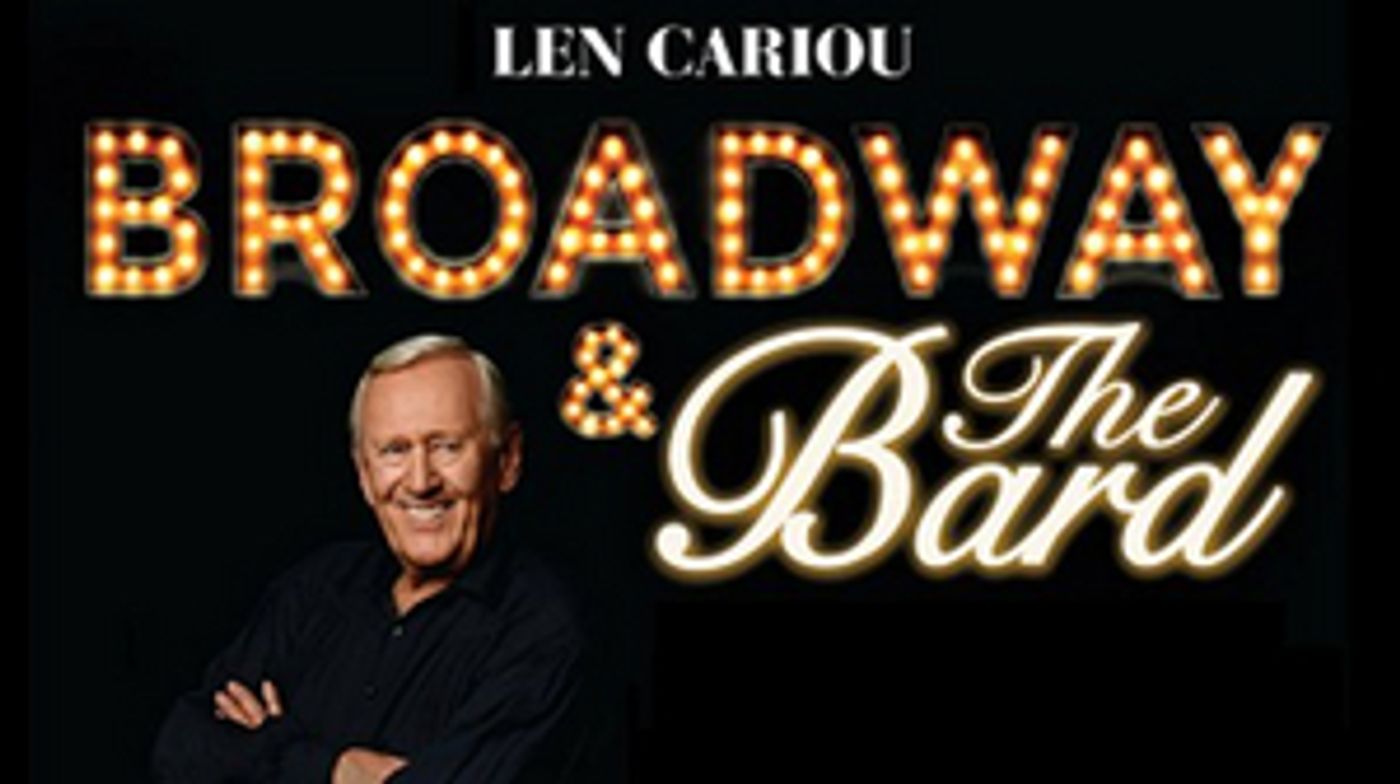 Len Cariou in BROADWAY & THE BARD, AN EVENING OF SHAKESPEARE & SONG Will Stream to Benefit The Actors Fund  Image