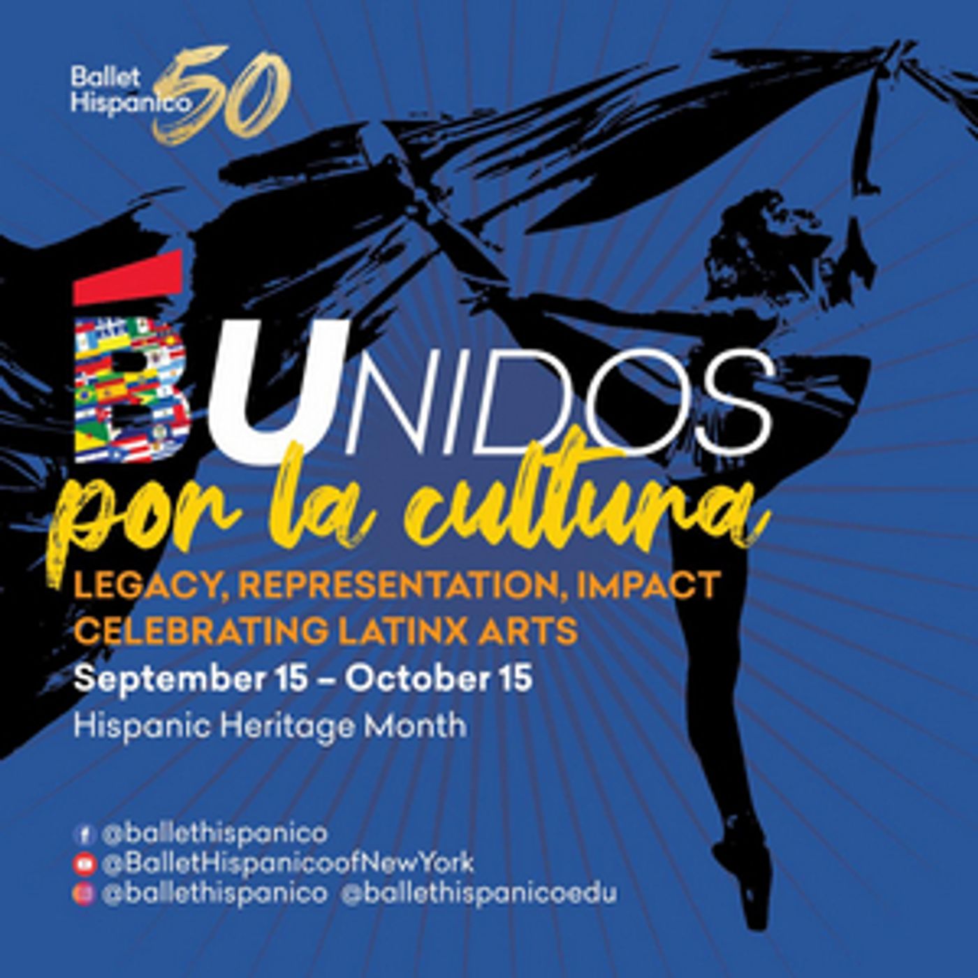 Ballet Hispánico Celebrates Hispanic Heritage Month With #BUnidos Por La Cultura  Image