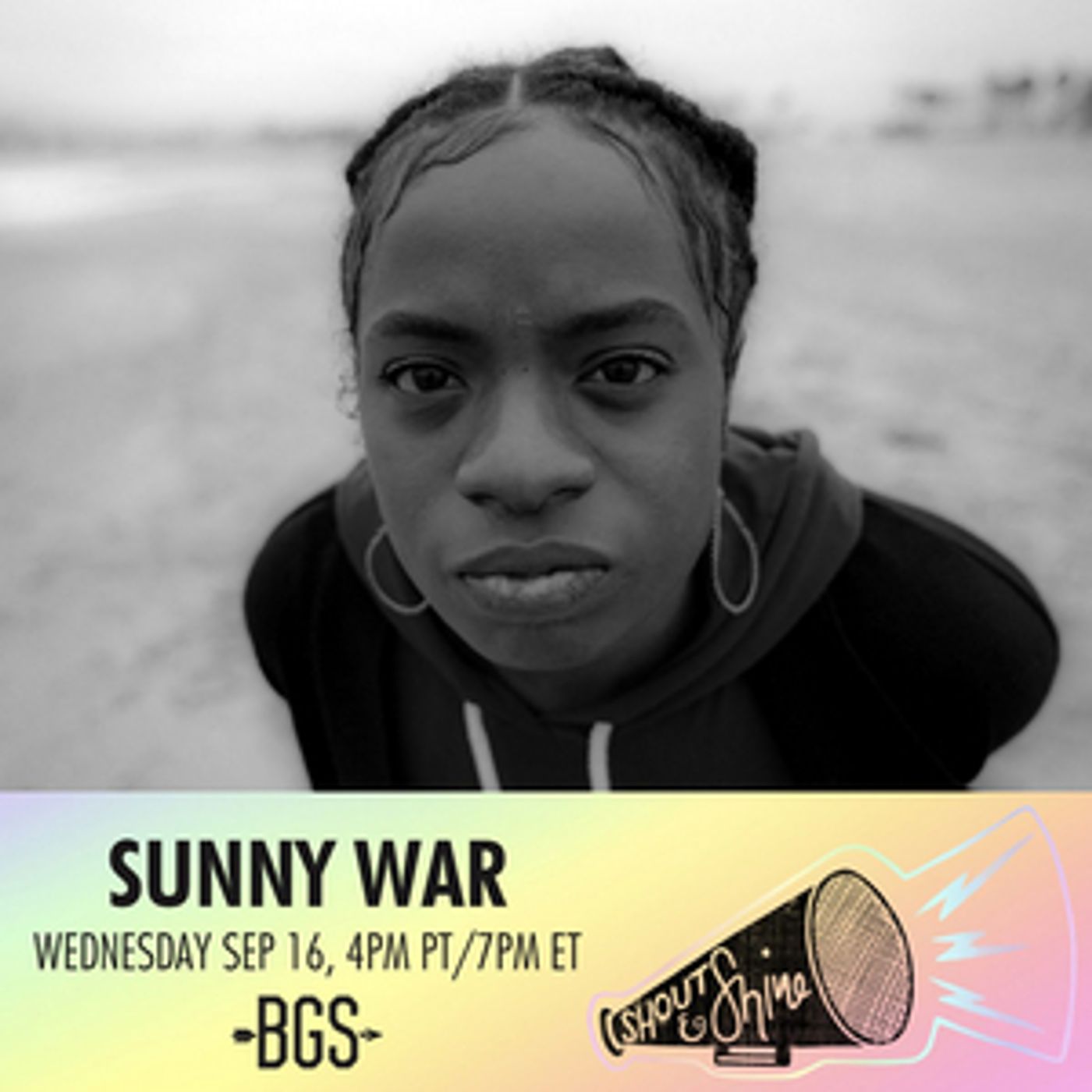 Sunny War Will Live Stream Wednesday for The Bluegrass Situation's Shout & Shine Sunny War Will Live Stream Wednesday for The Bluegrass Situation's Shout & Shine Image