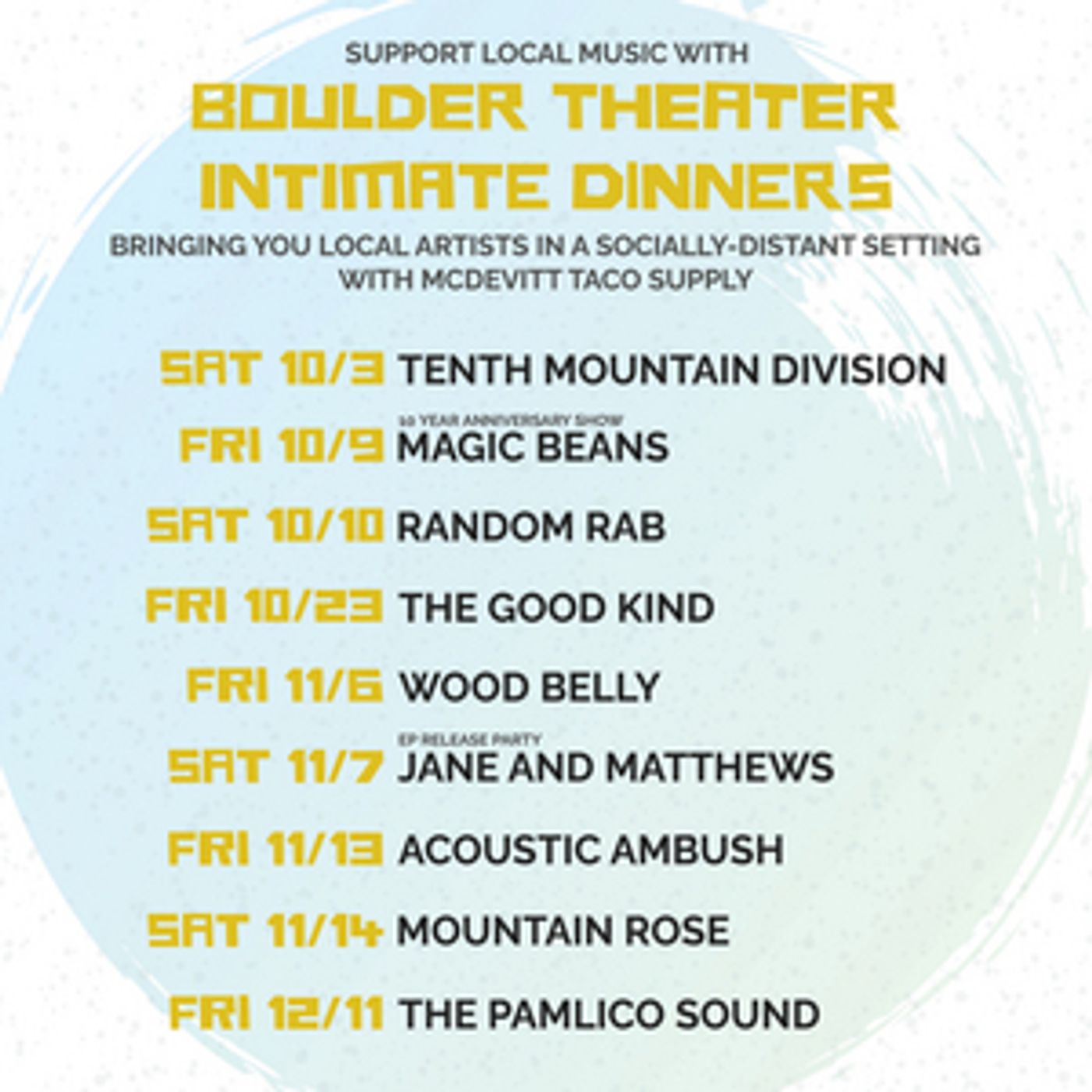 The Boulder Theater Reopens for Series of Socially-Distanced Shows  Image