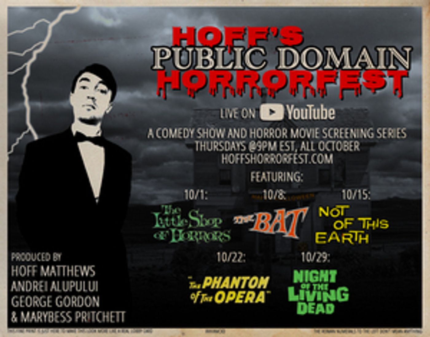 HOFF'S PUBLIC DOMAIN HORRORFEST Presents HOFFTOBERFEST HOFF'S PUBLIC DOMAIN HORRORFEST Presents HOFFTOBERFEST Image