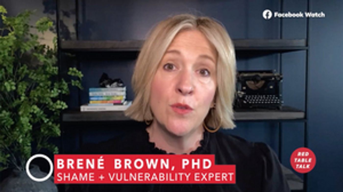 Brené Brown Will Be First Guest Back on RED TABLE TALK  Image