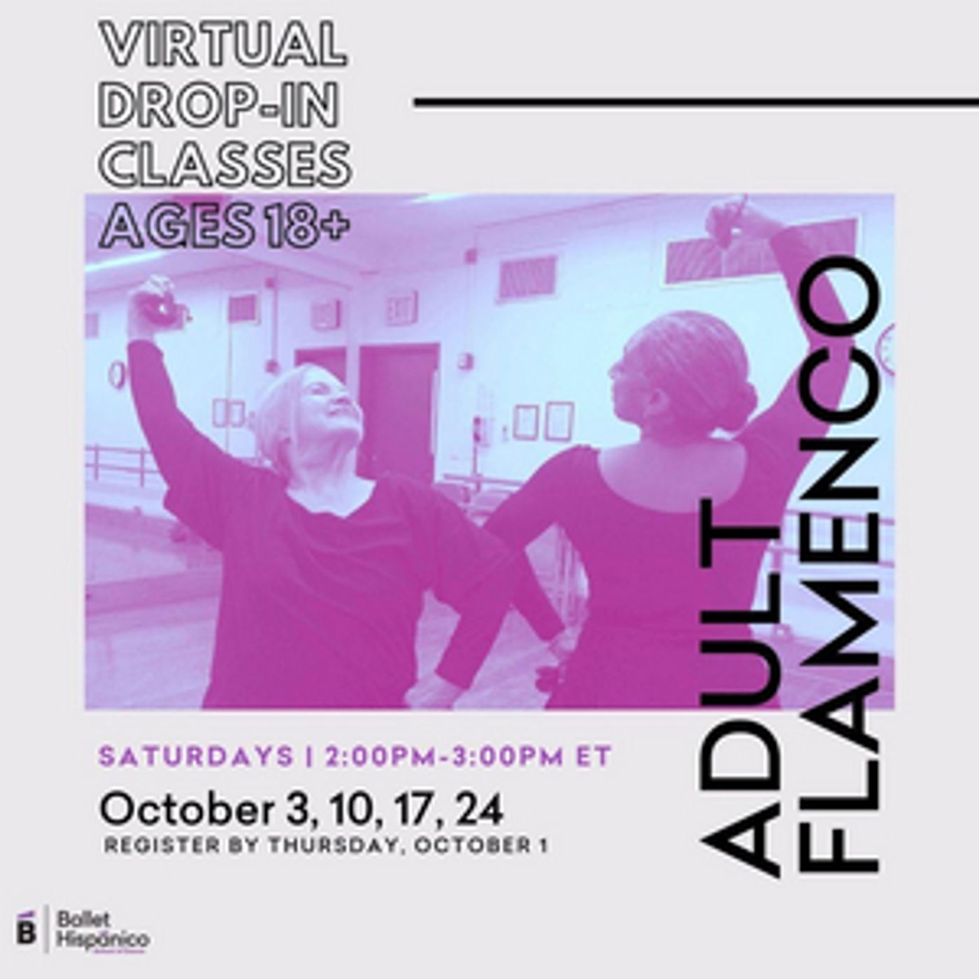 Ballet Hispánico Offers Adult Flamenco Zoom Classes With JoDe Romano  Image