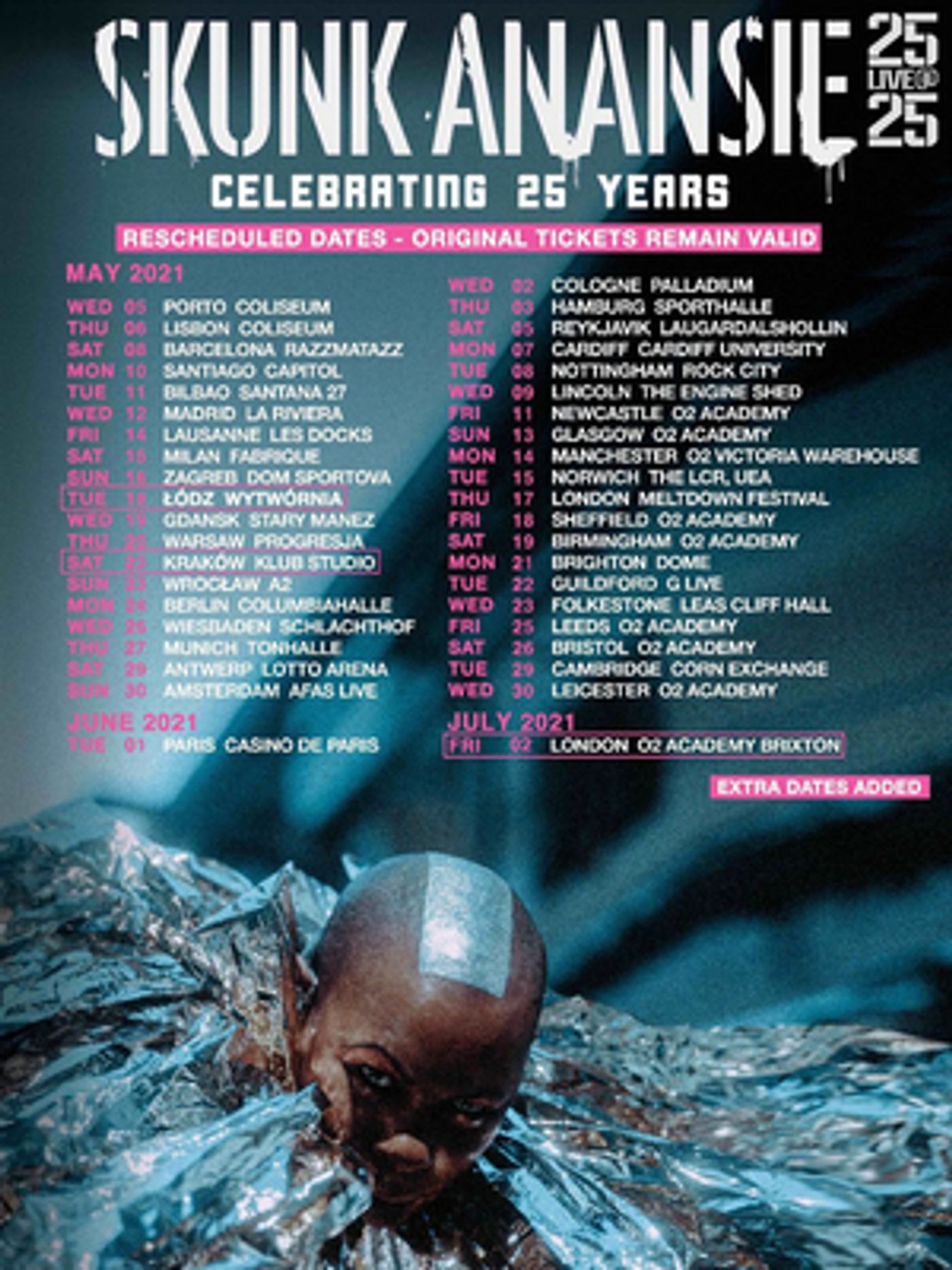 Skunk Anansie Announces Summer 2021 European Tour  Image
