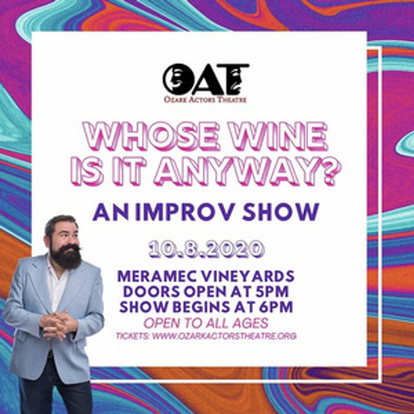 Ed Reggi and Paper Slip Theatre Present WHOSE WINE IS IT ANYWAY? at Meramec Vineyards Ed Reggi and Paper Slip Theatre Present WHOSE WINE IS IT ANYWAY? at Meramec Vineyards Image