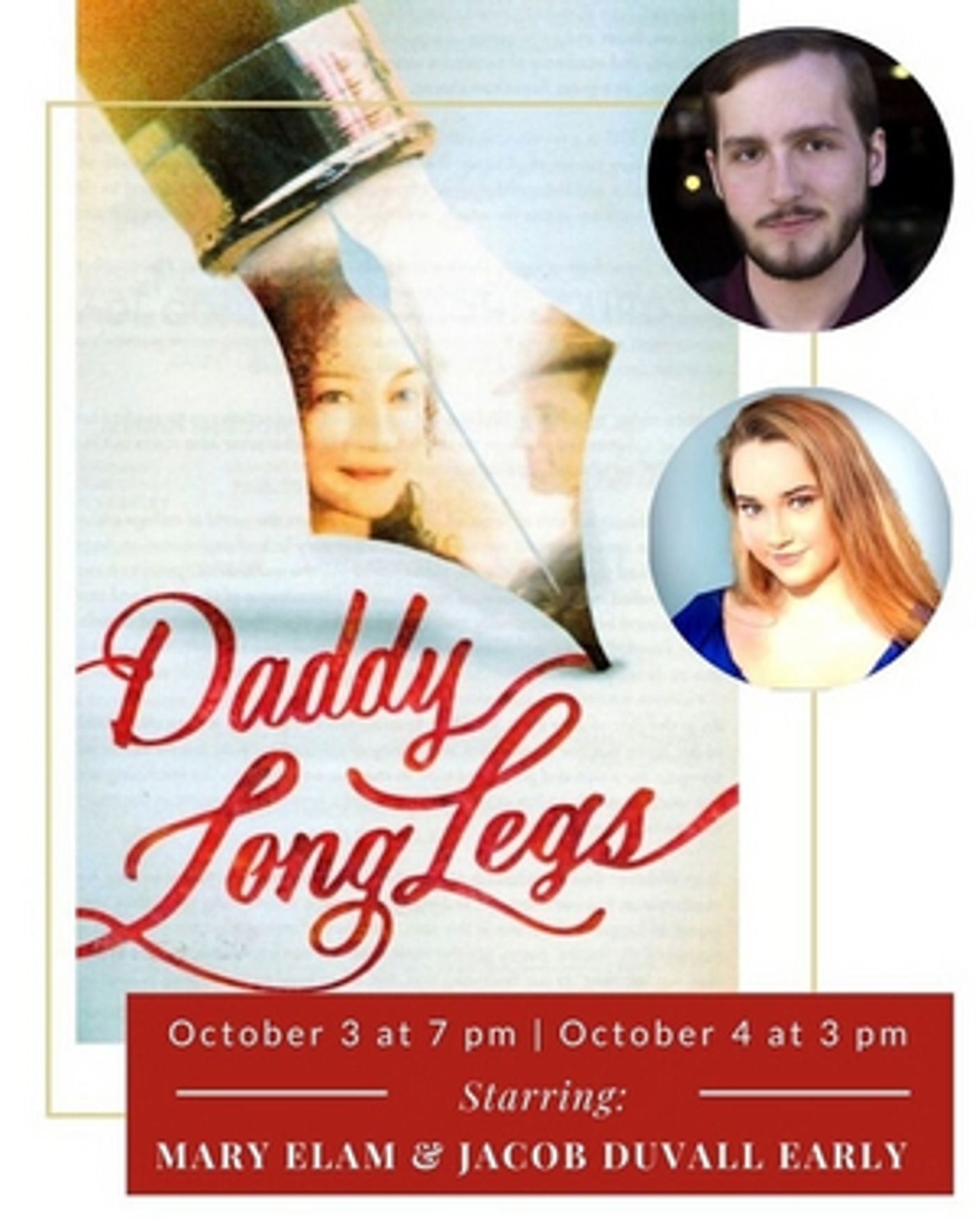 Wayne Theatre Presents DADDY LONG LEGS Wayne Theatre Presents DADDY LONG LEGS Image