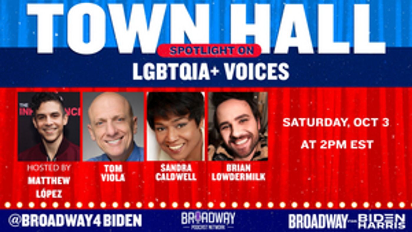 Sandra Caldwell, Brian Lowdermilk and Tom Viola Join Matthew López for Next Broadway for Biden Town Hall Sandra Caldwell, Brian Lowdermilk and Tom Viola Join Matthew López for Next Broadway for Biden Town Hall Image