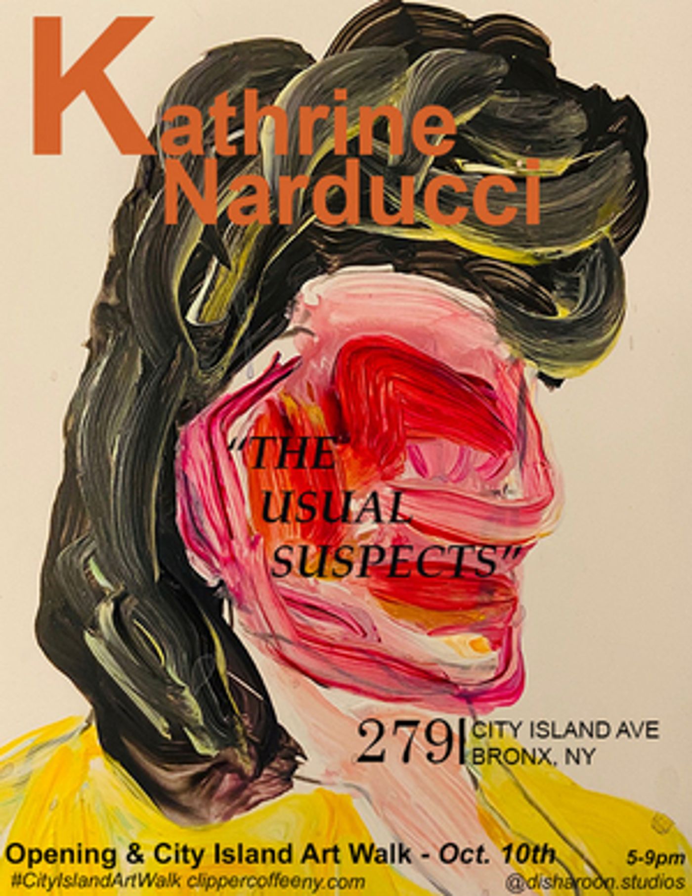 Clipper Coffee Gallery Presents THE USUAL SUSPECTS by  Kathrine Narducci  Image