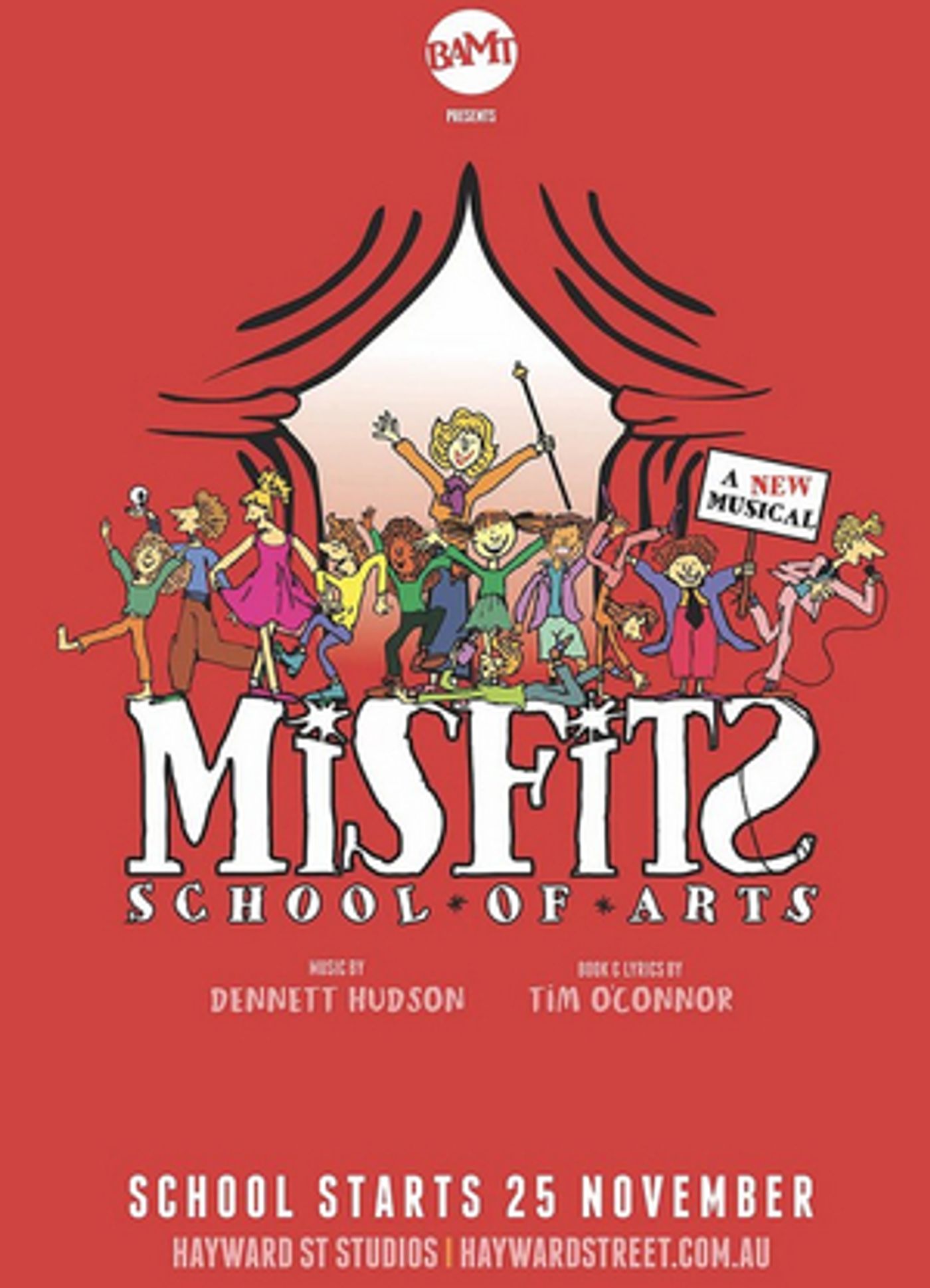 Hayward Street Studios Presents  MISFITS SCHOOL OF ARTS  Image